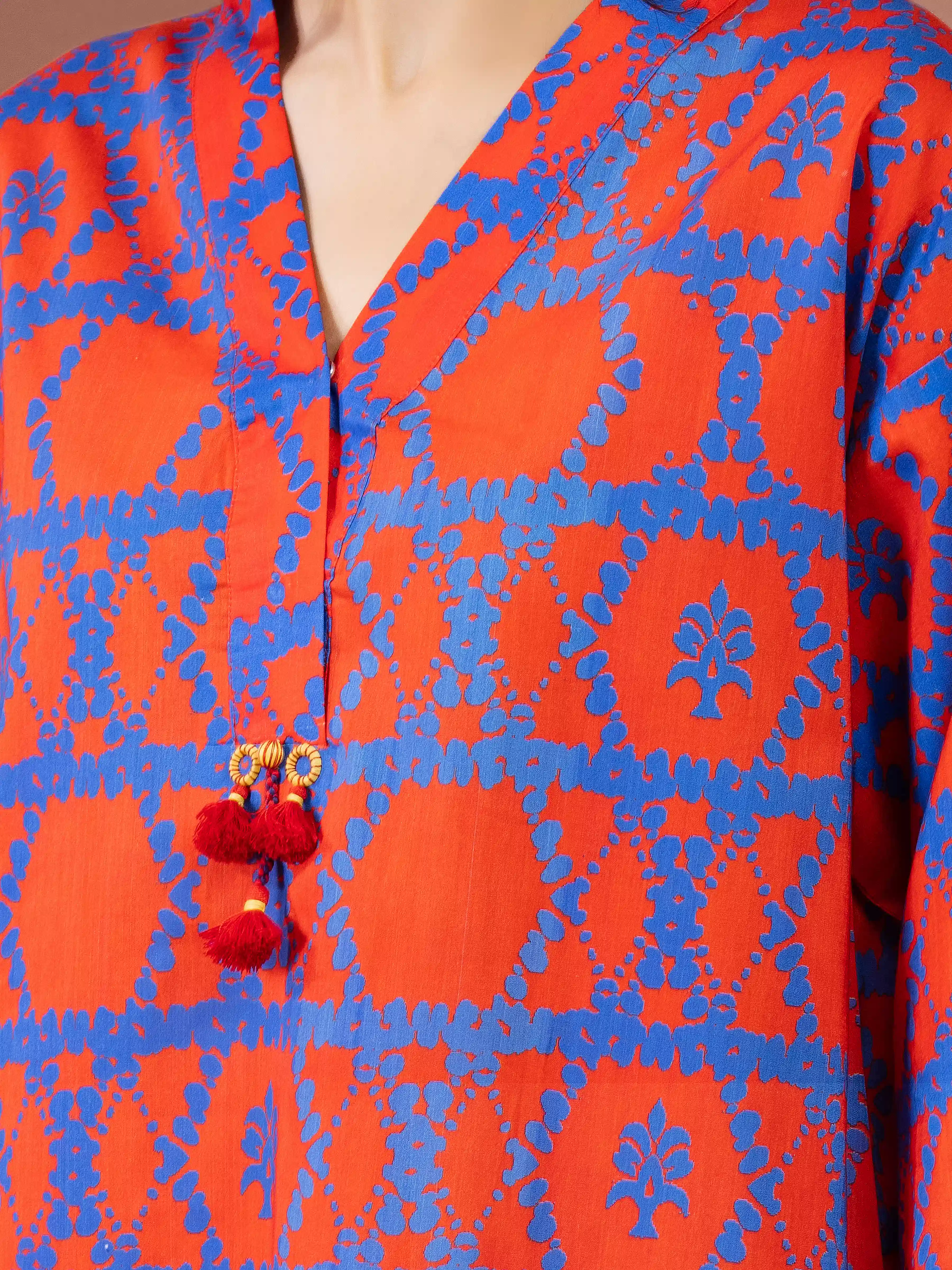 Unstitched Lawn Shirt Trouser - EWU6A1-36807ST - Image 3