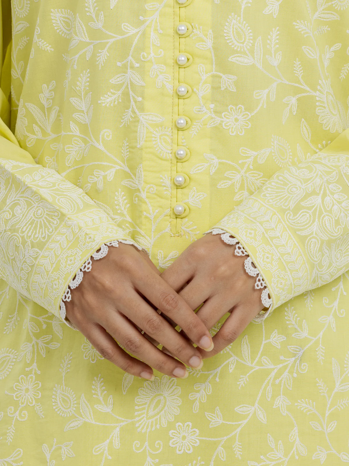 Unstitched Embroidered Cambric Suit - EWU24V2-28628-3P - Image 5