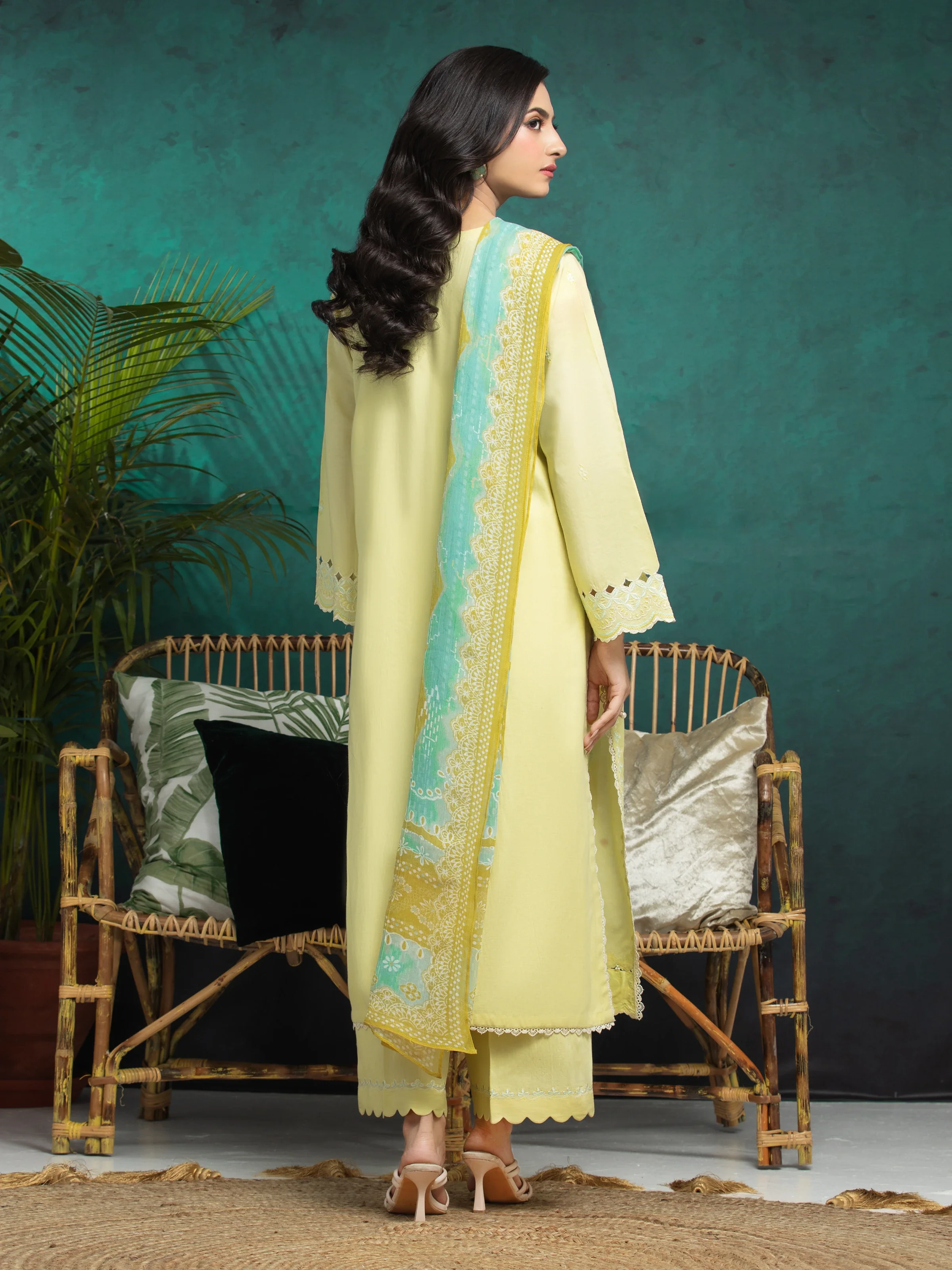 Unstitched Embroidered Cambric Suit - EWU24V2-31010-3P - Image 2