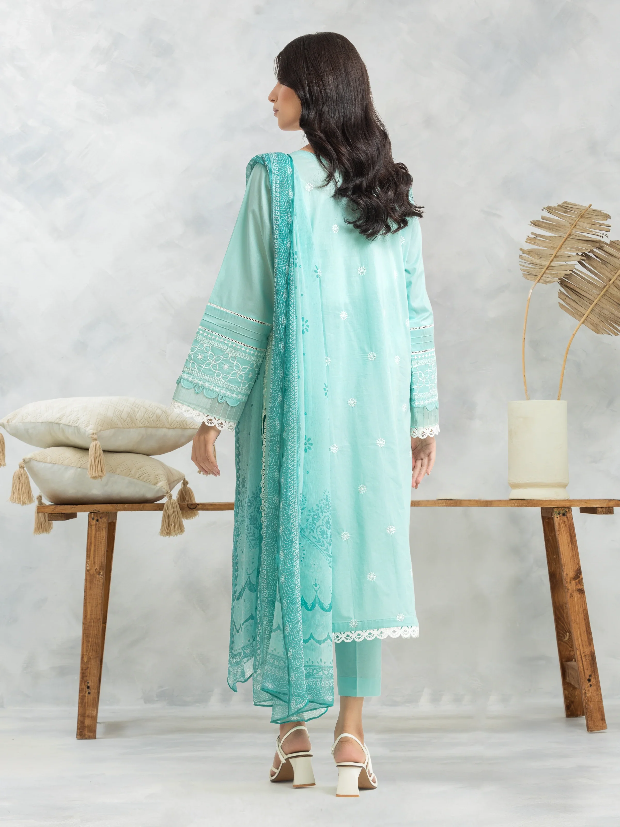 Unstitched Embroidered Cambric Suit - EWU24V2-30143-3P - Image 4