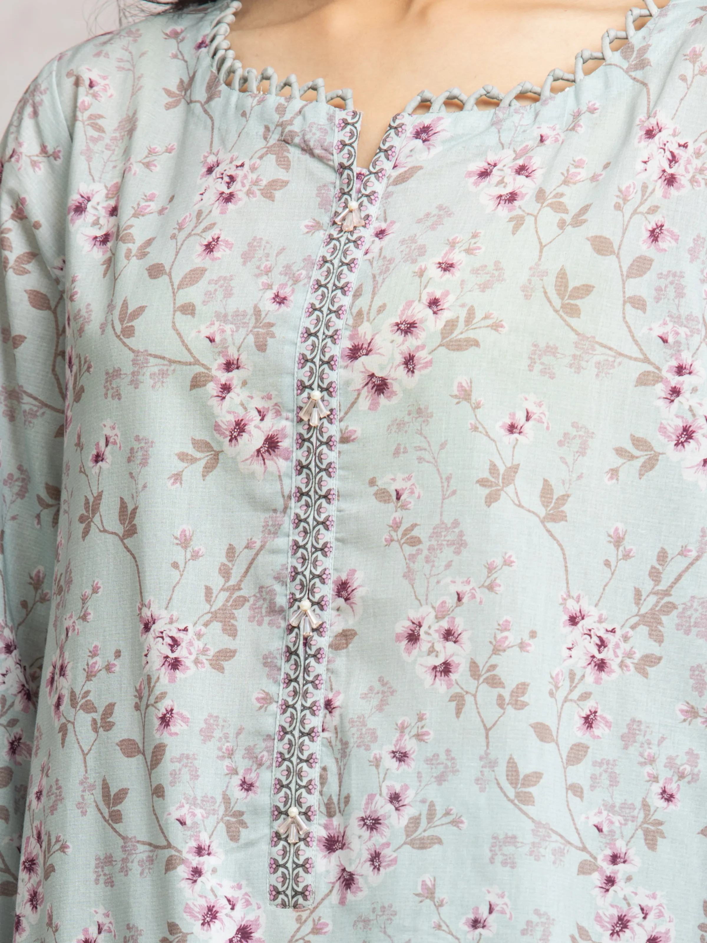 Unstitched Printed Cambric Suit - EWU24A2-29640-3P - Image 3