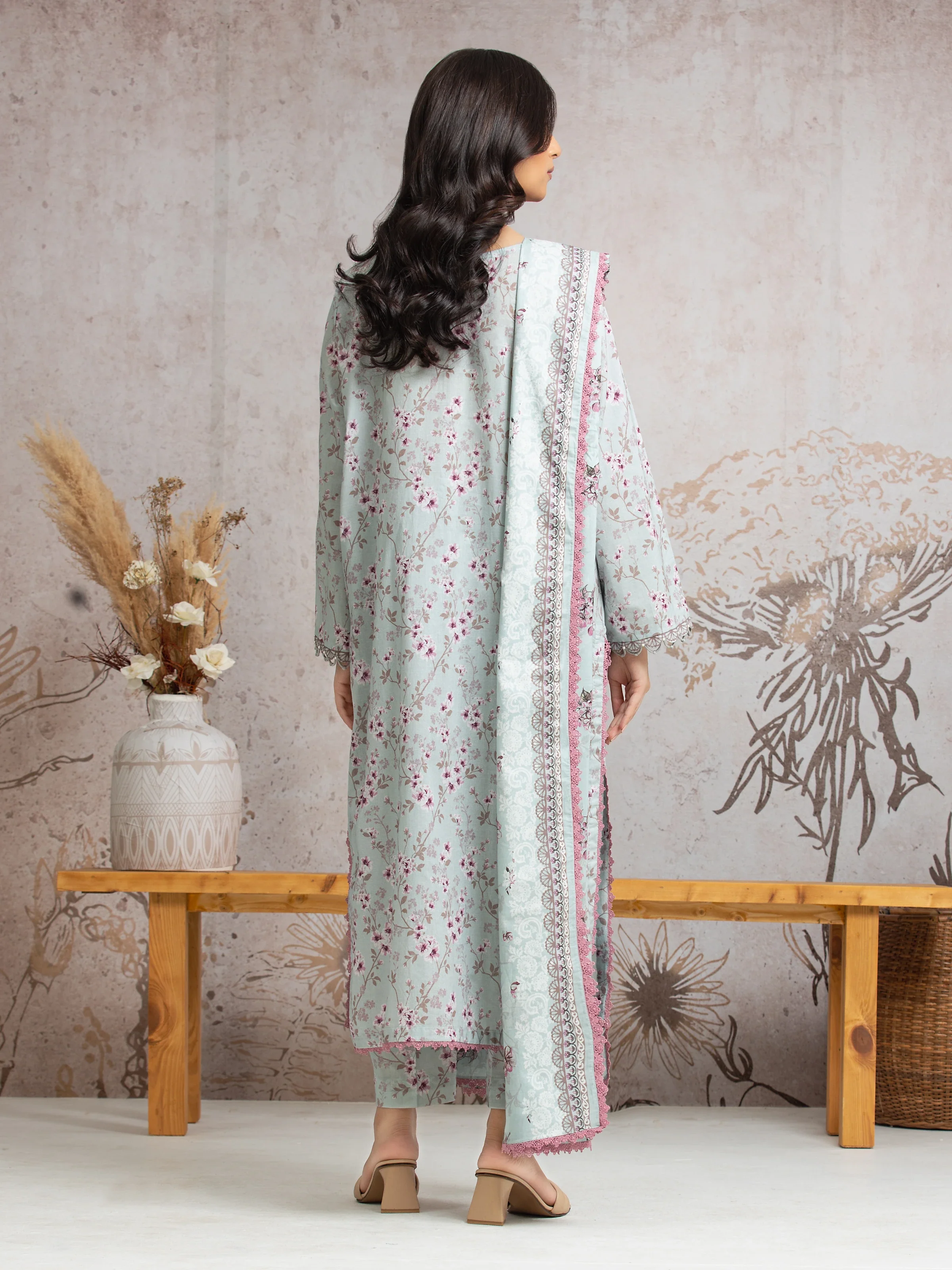 Unstitched Printed Cambric Suit - EWU24A2-29640-3P - Image 2