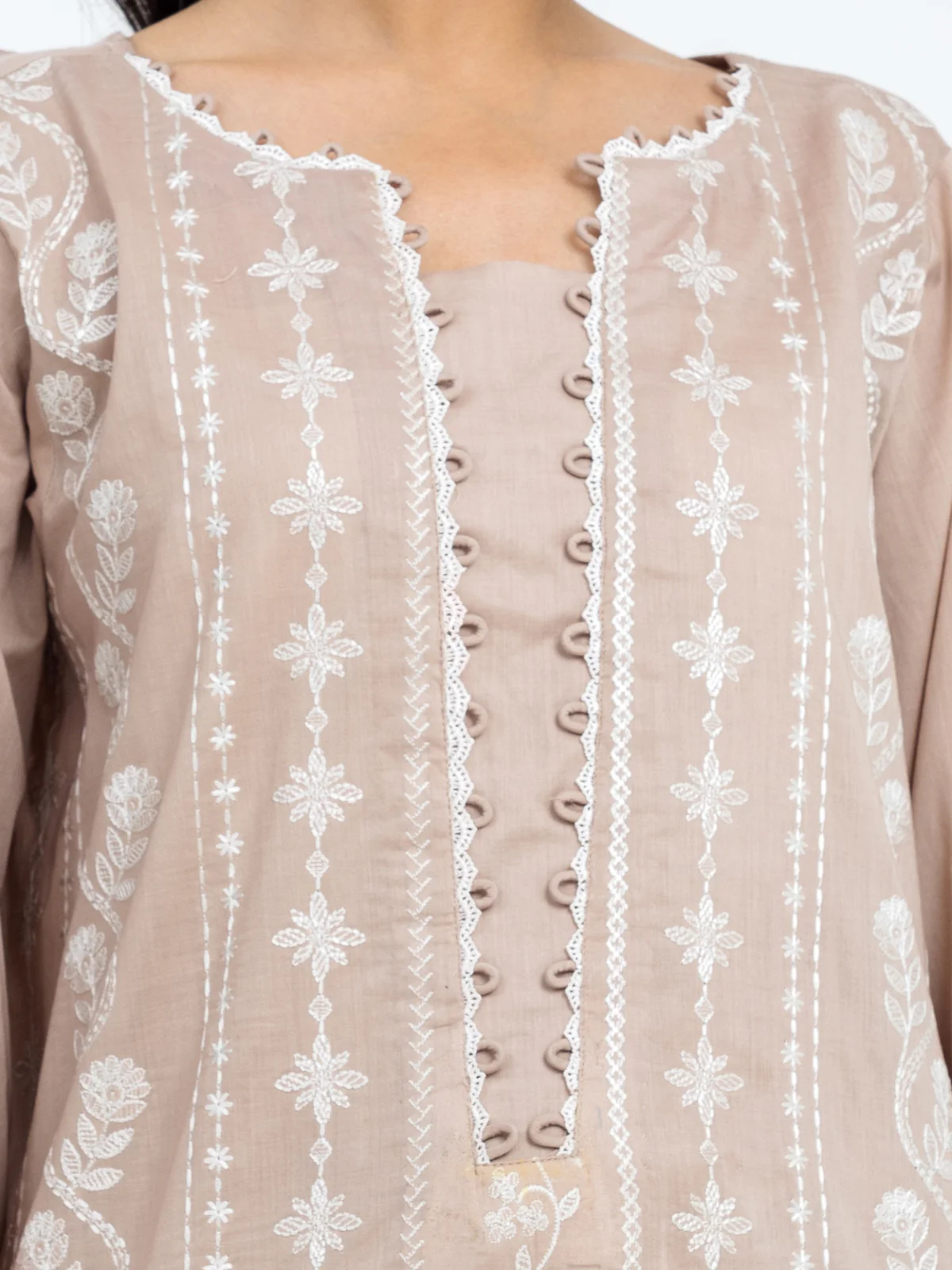 Unstitched Embroidered Cambric Suit - EWU24V2-30137-3P - Image 3