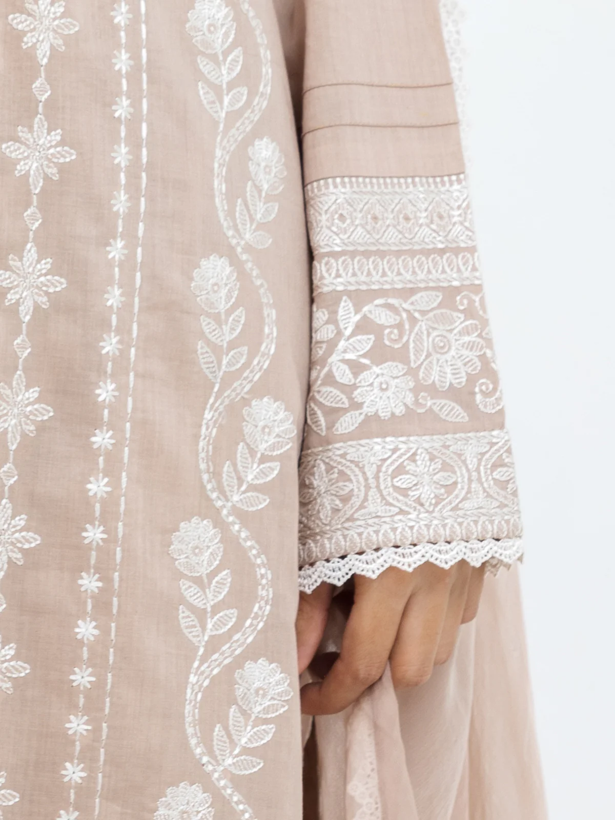 Unstitched Embroidered Cambric Suit - EWU24V2-30137-3P - Image 5