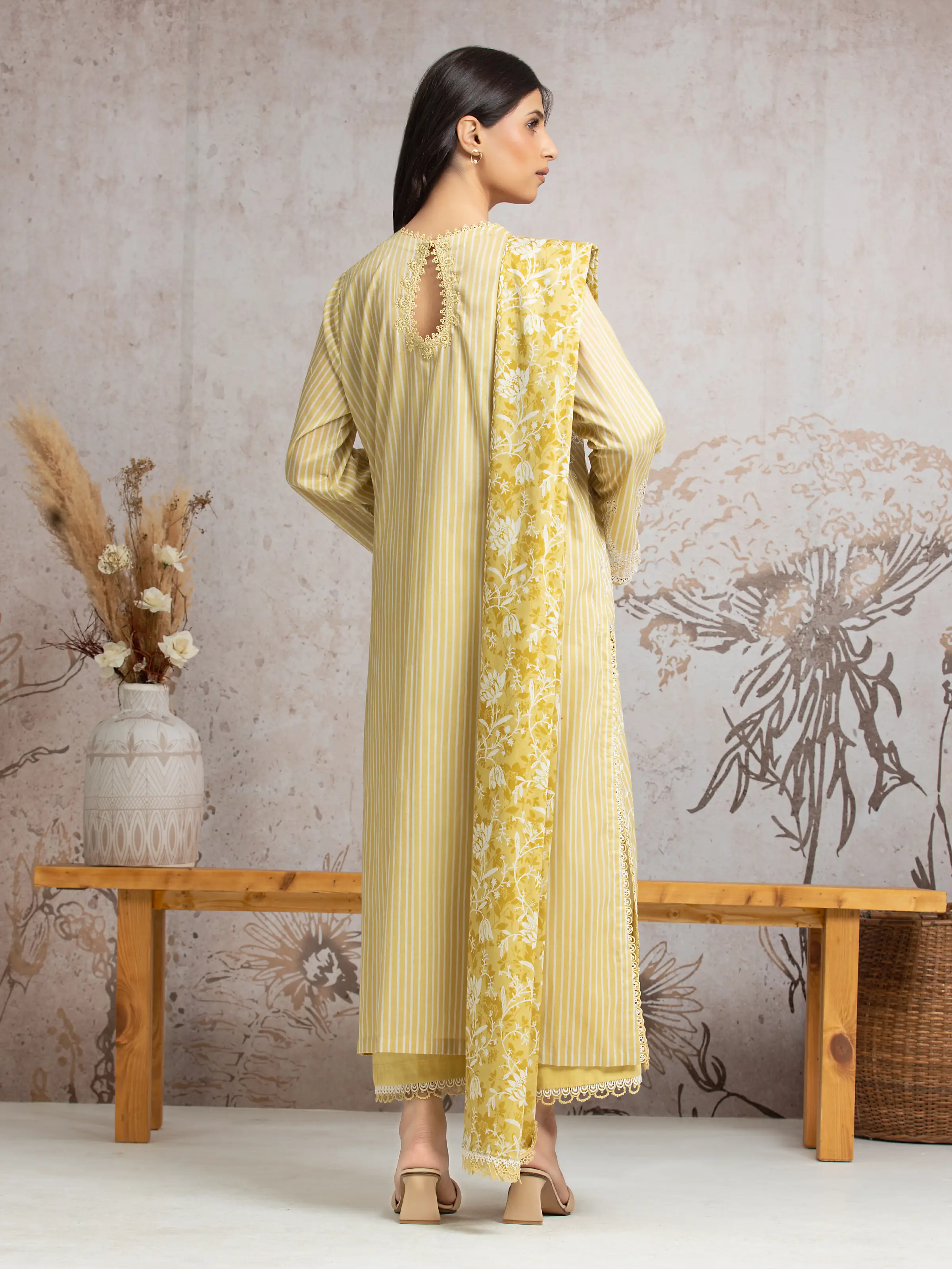 Unstitched Embroidered Cambric Suit - EWU24V2-30026-3P - Image 4