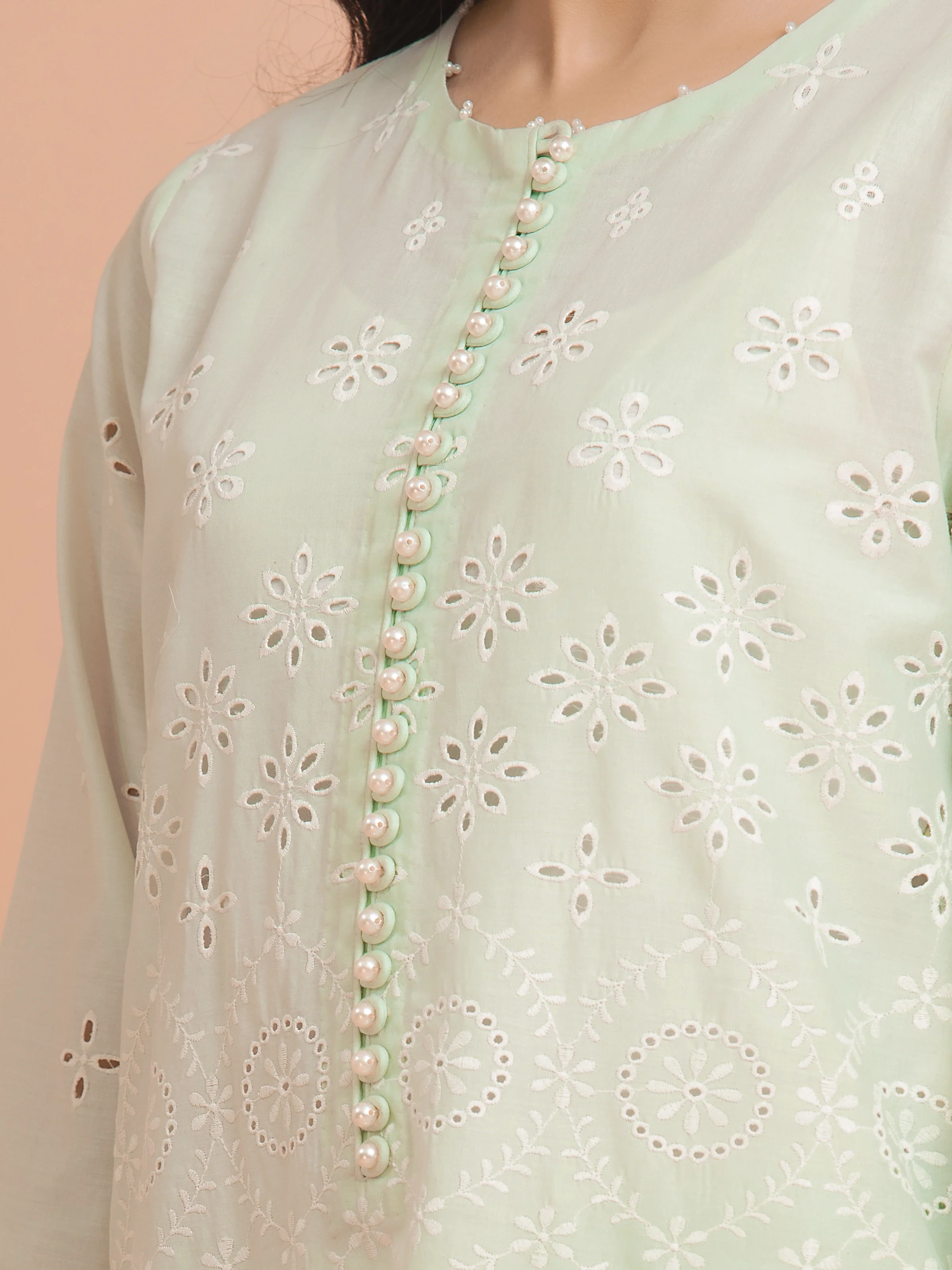 Unstitched Embroidered Cambric Suit - EWU24V2-30387-3P - Image 4