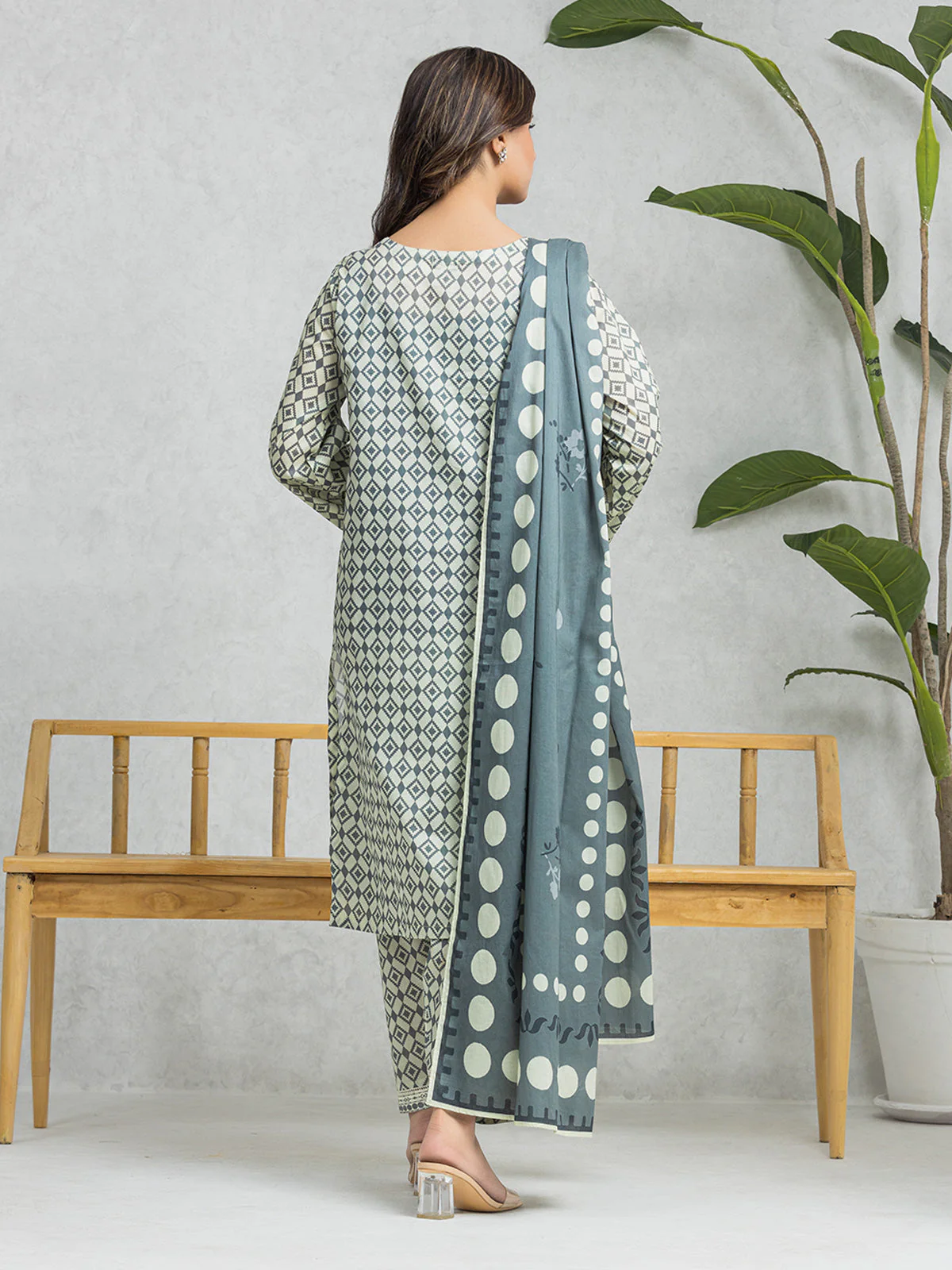 Unstitched Printed Cambric Shirt - EWU24A2-29005S - Image 5