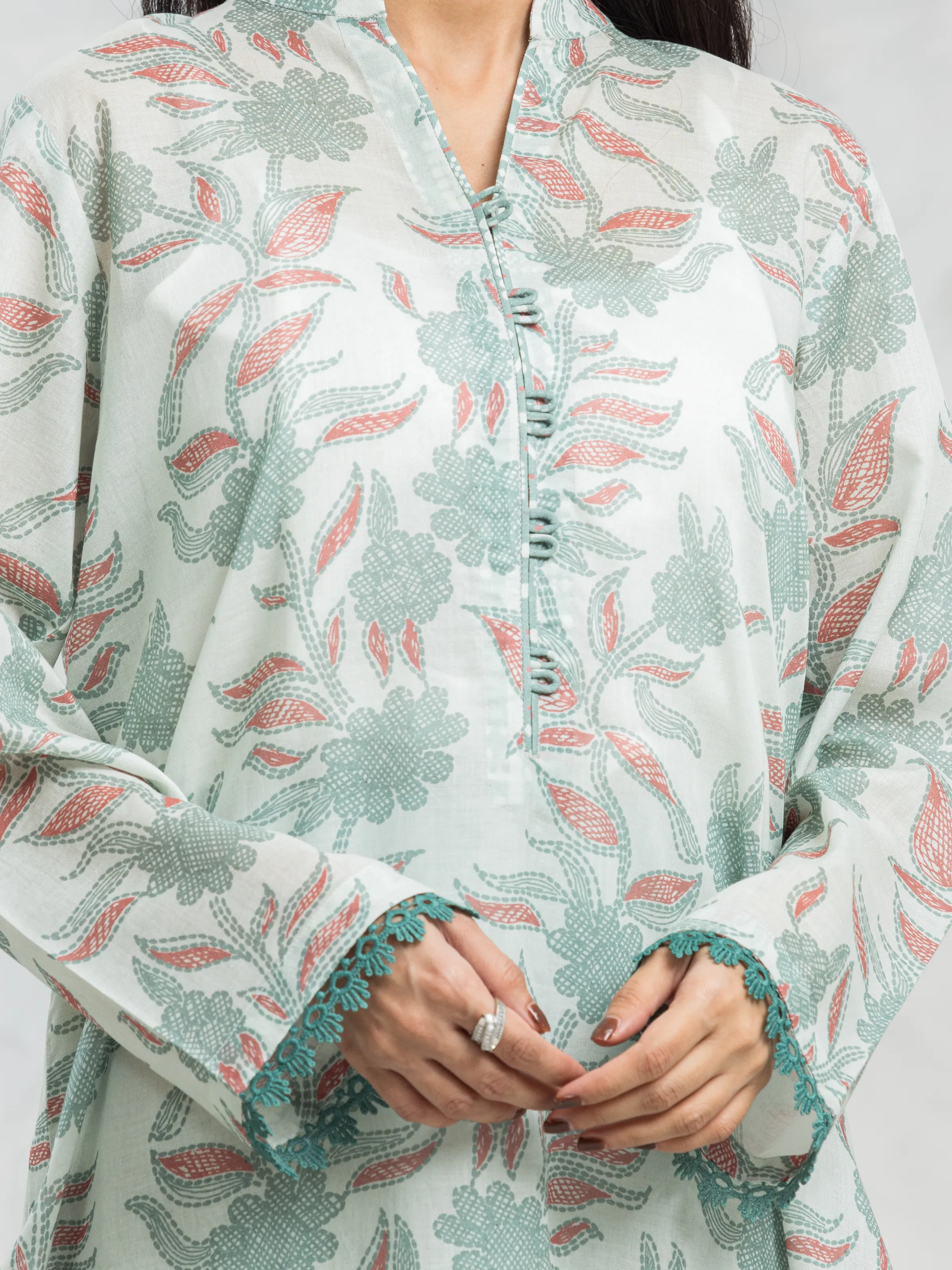 Unstitched Printed Cambric Suit - EWU24A2-29263-3P - Image 4