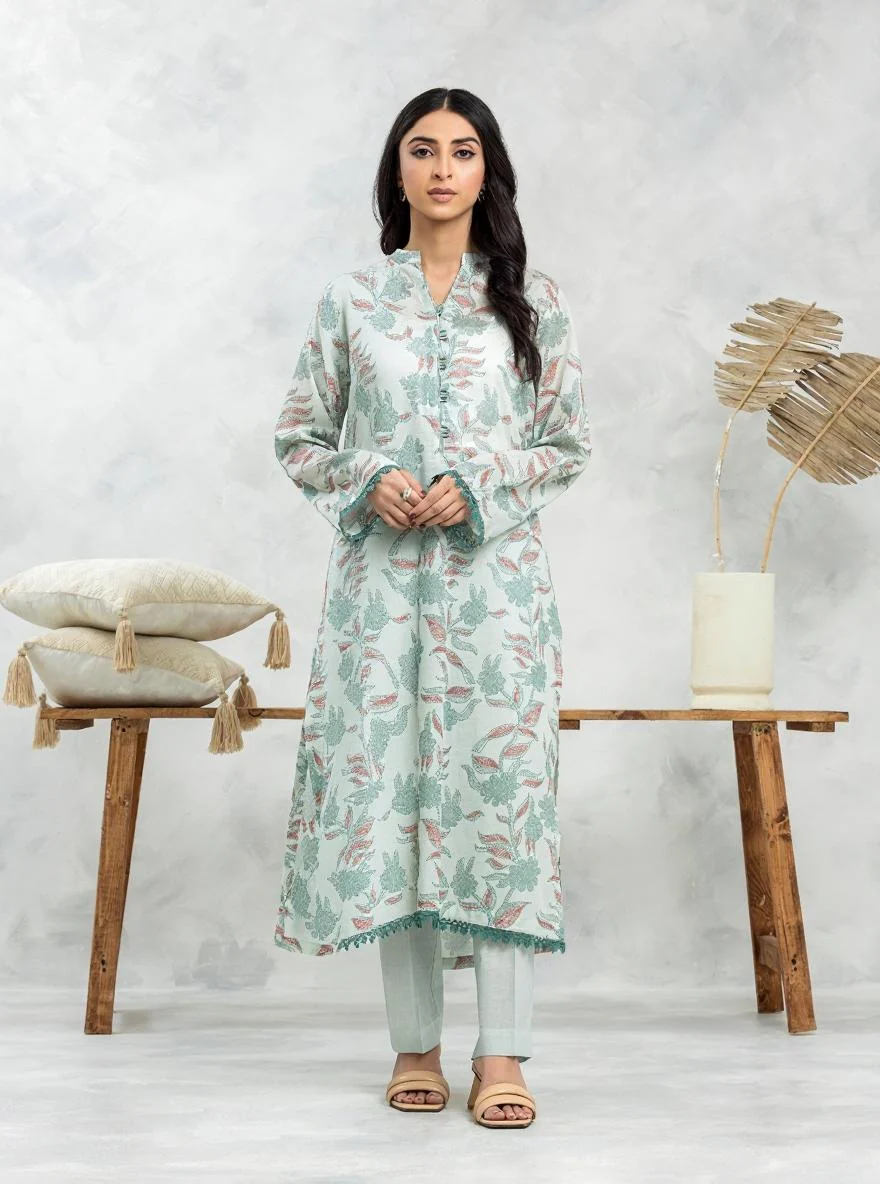 Unstitched Printed Cambric Shirt Trouser - EWU24A2-29263ST