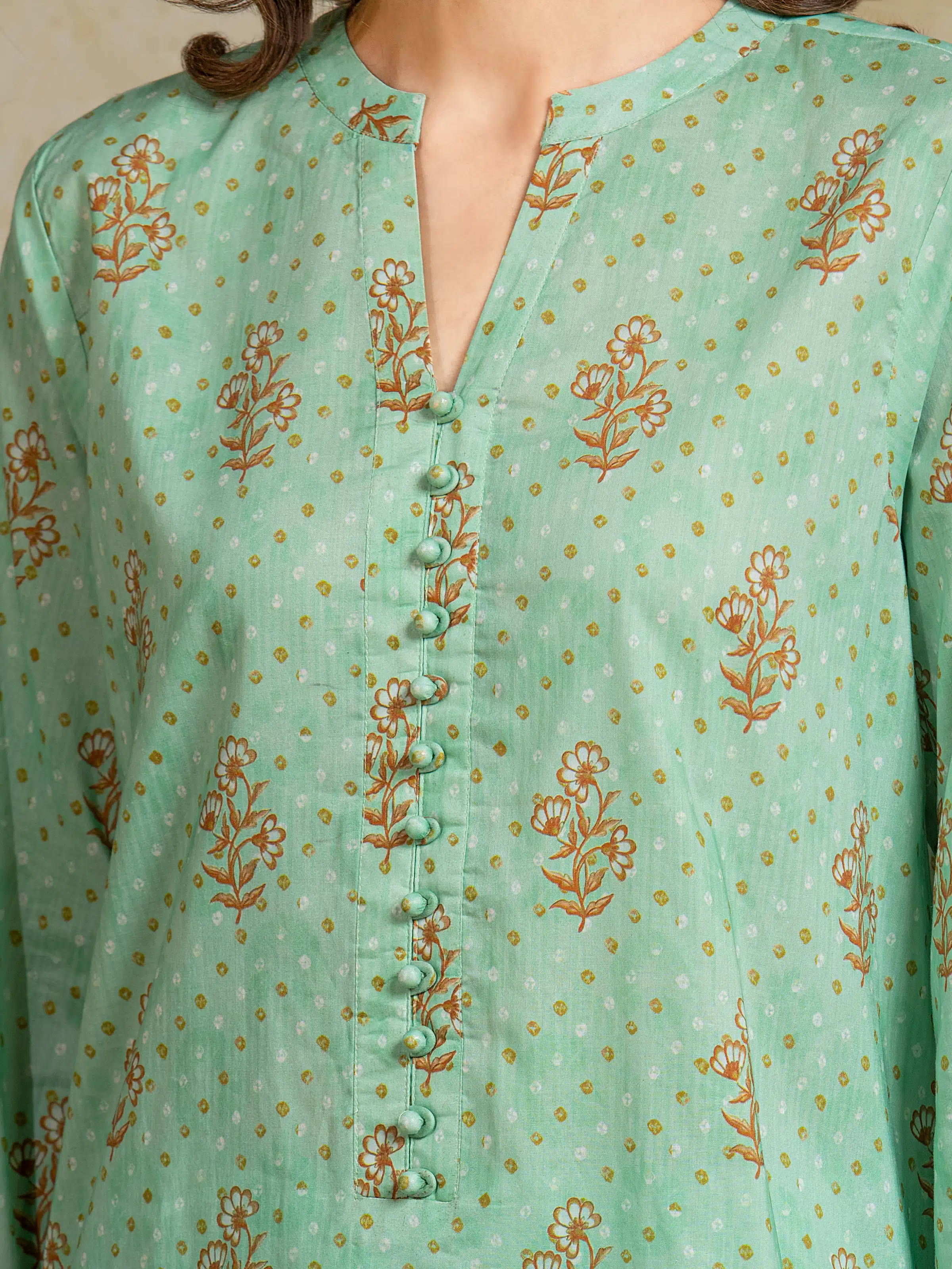 Unstitched Printed Khaddar Suit - EWU5A3-35975-3P - Image 4