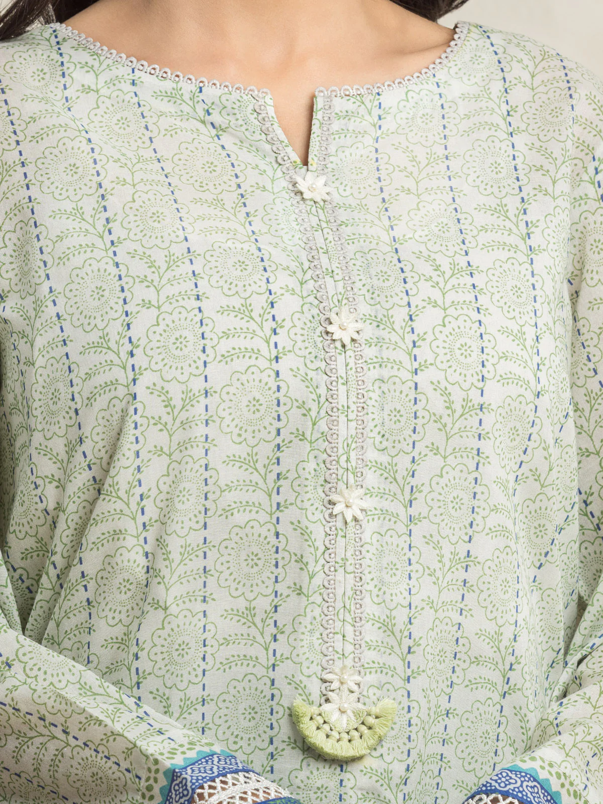 Unstitched Printed Lawn Shirt Dupatta - EWU24A1-29145SD - Image 2