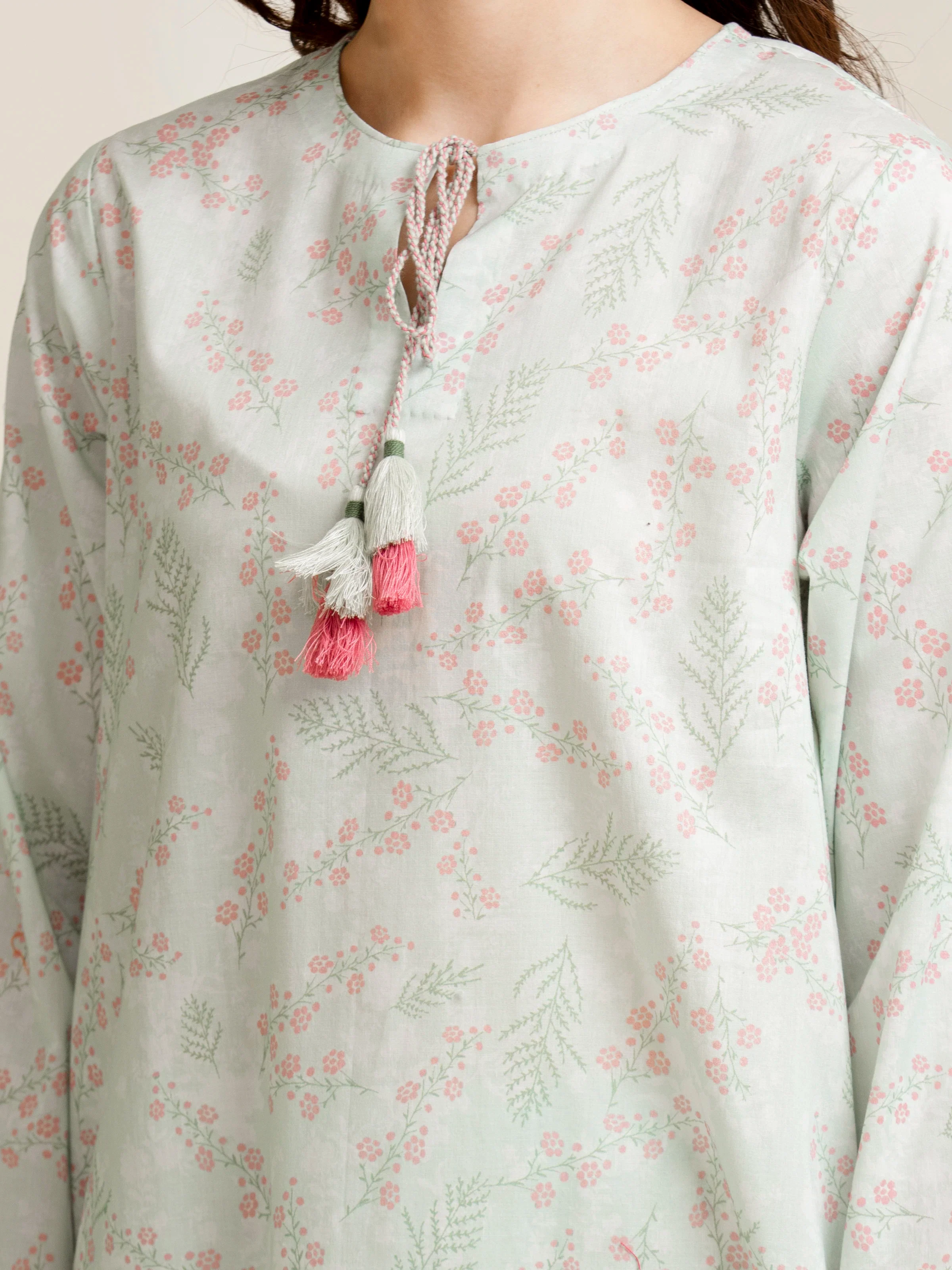 Unstitched Printed Lawn Suit - EWU5A1-35165-3P - Image 5