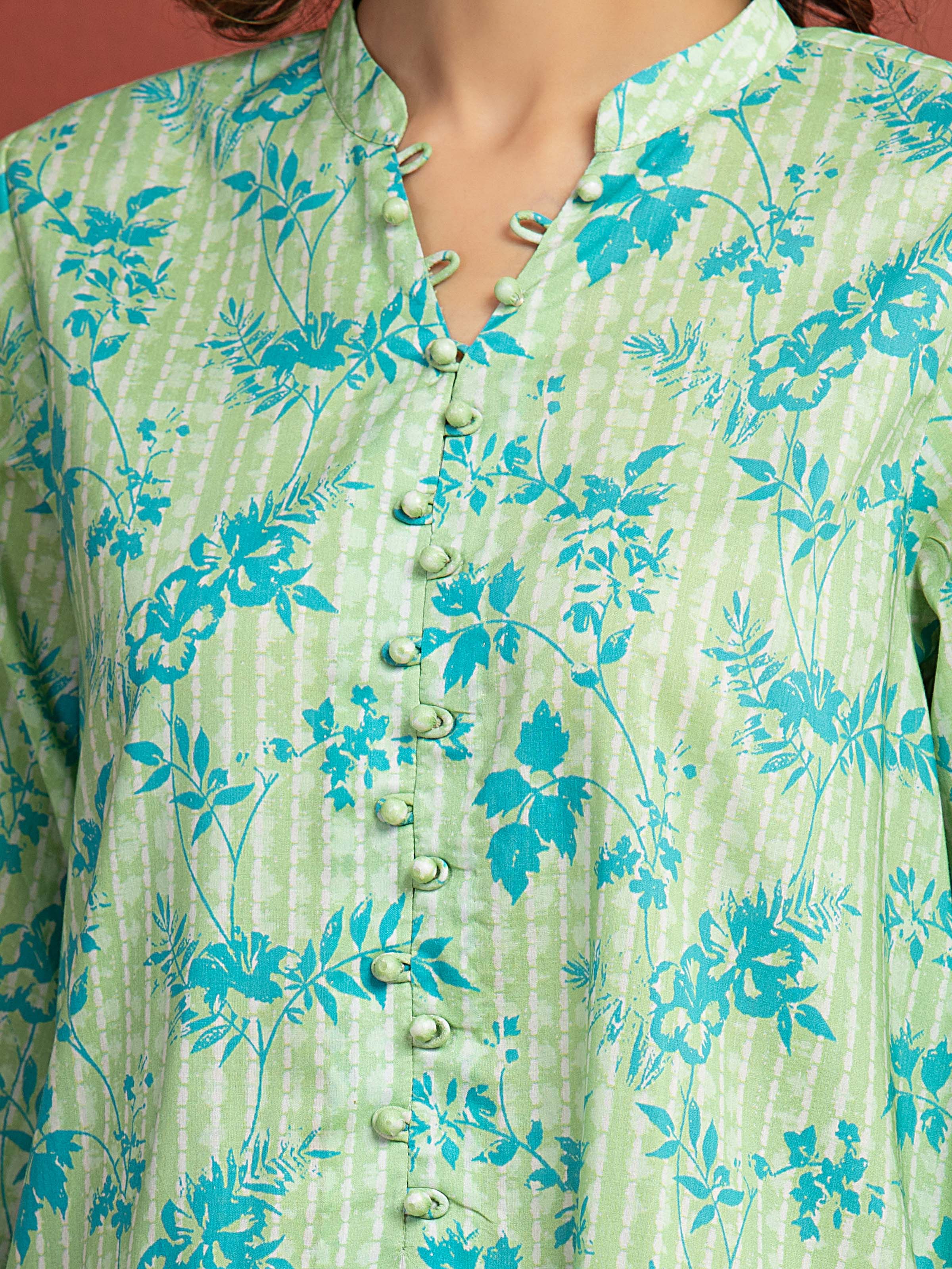 Unstitched Printed Lawn Suit - EWU5A1-35299-3P - Image 3