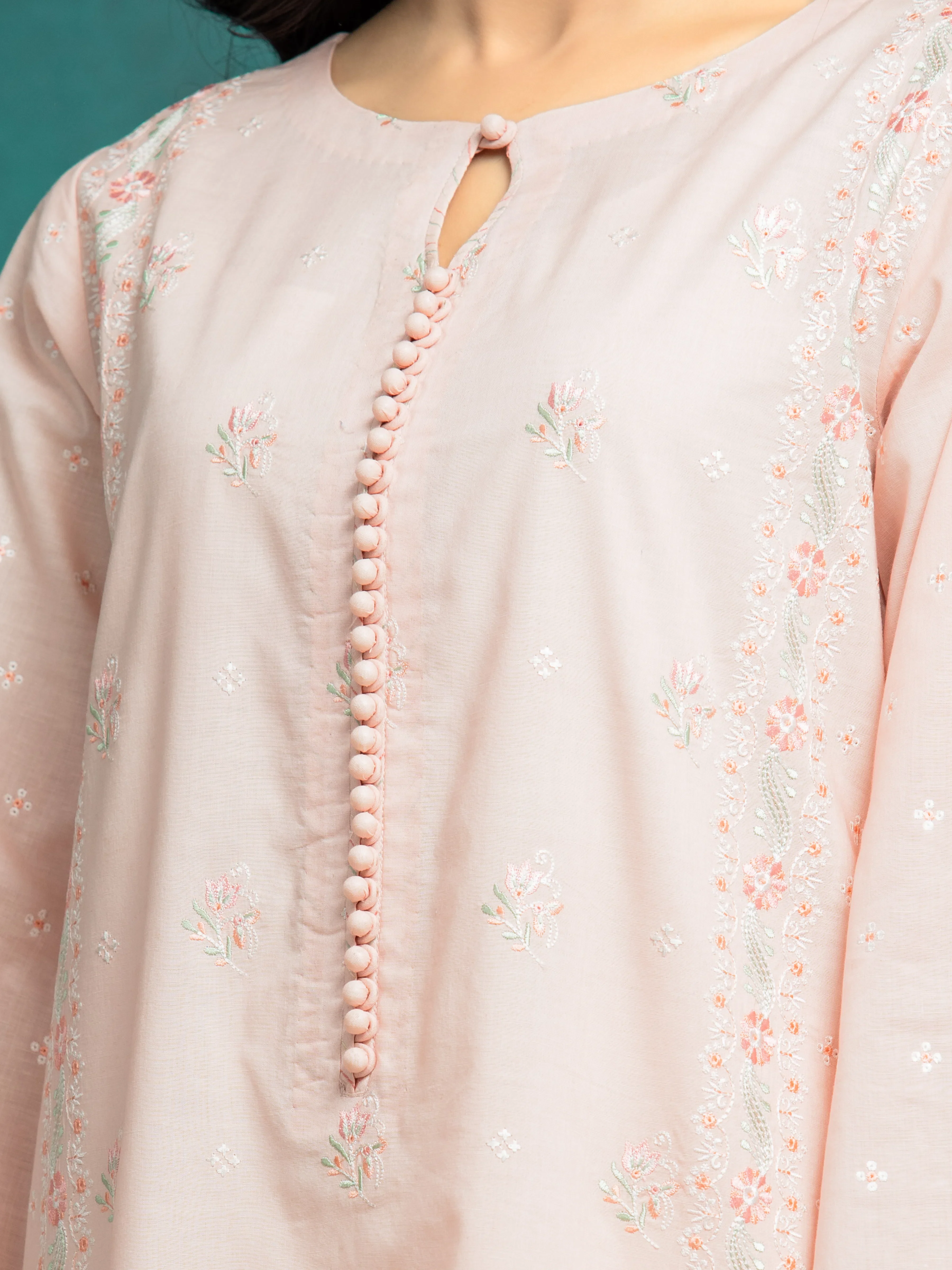 Unstitched Embroidered Cambric Suit - EWU24V2-31000-3P - Image 3