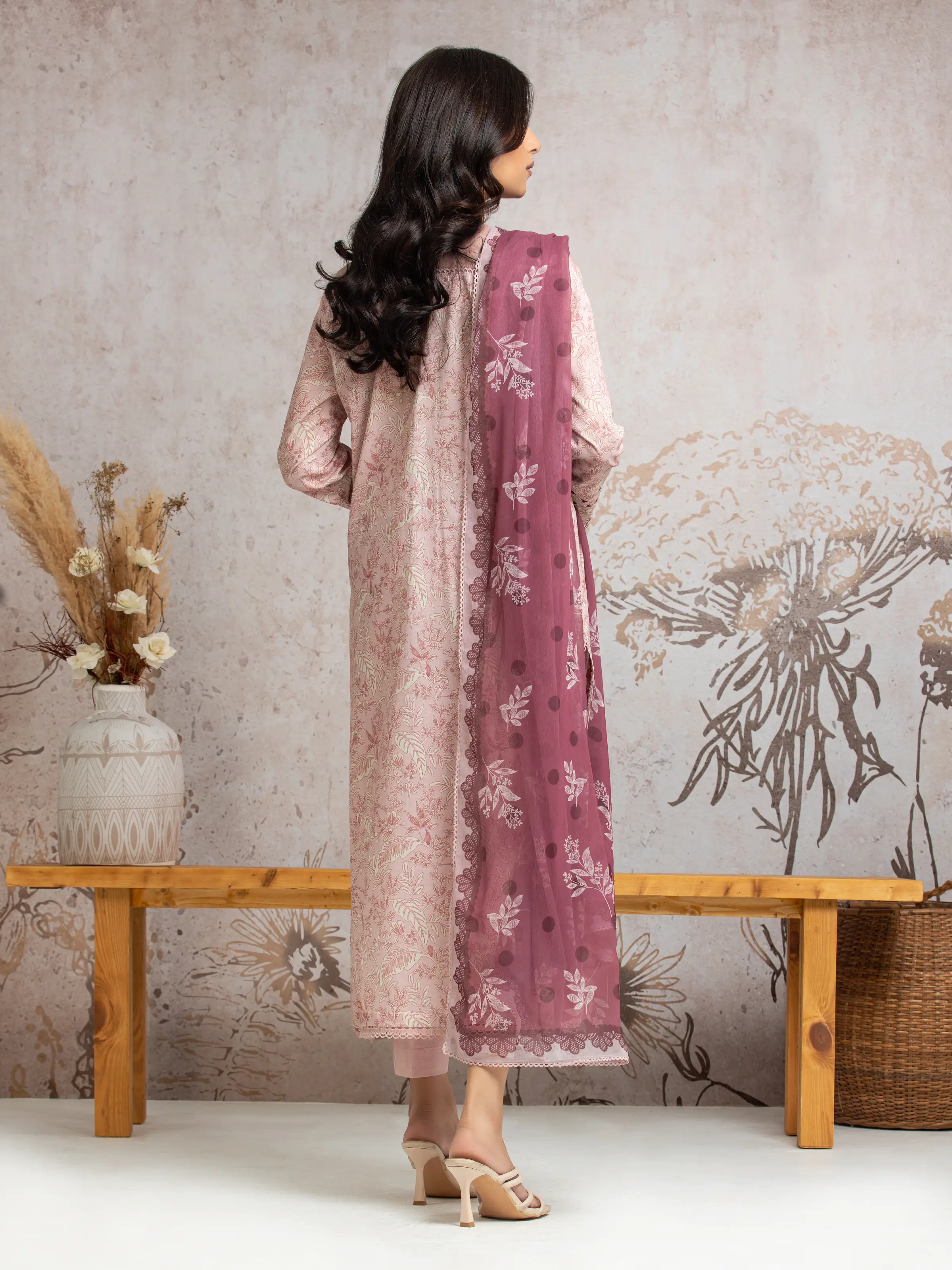 Unstitched Embroidered Cambric Suit - EWU24V2-30030-3P - Image 6