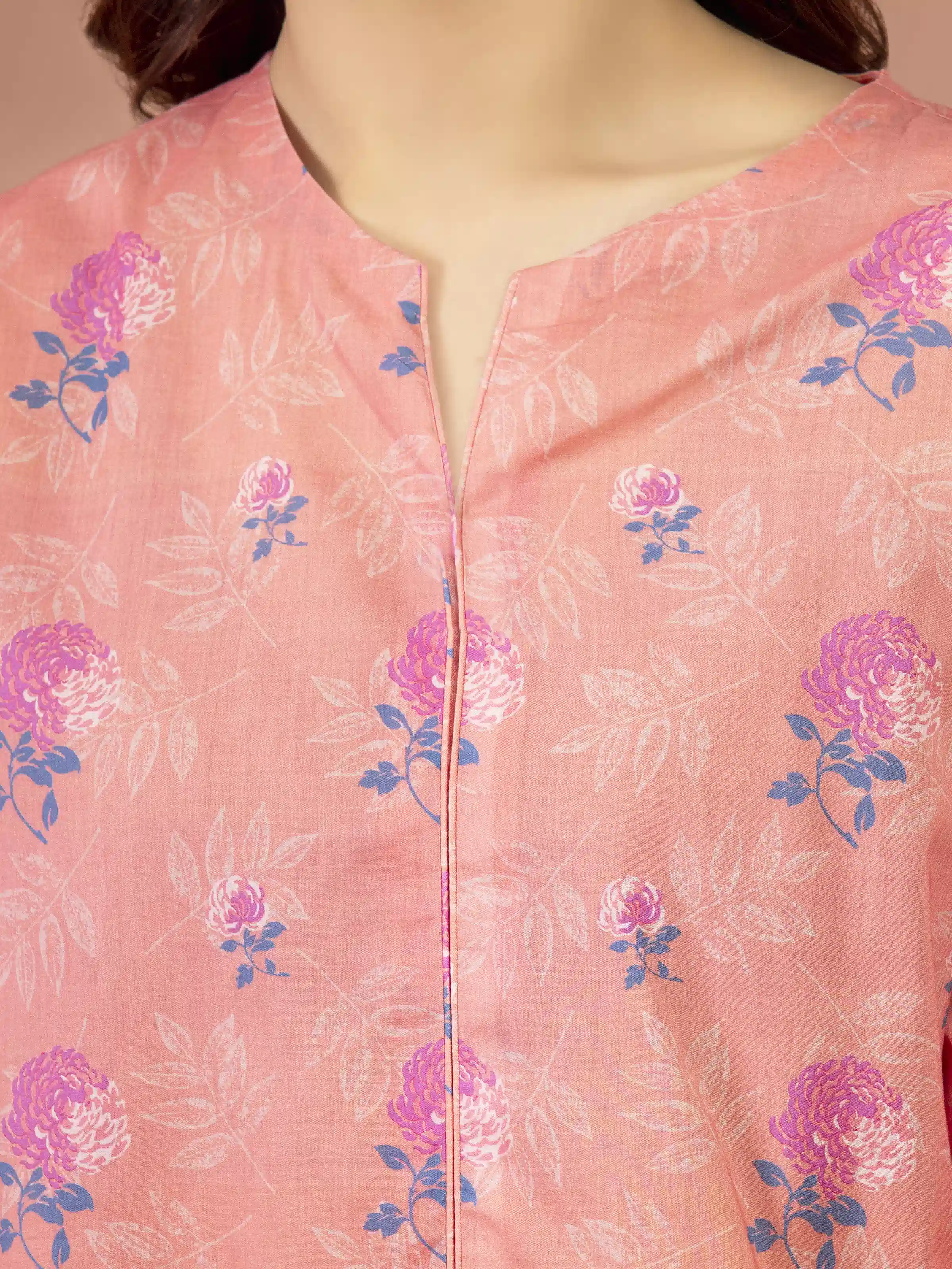 Unstitched Printed Lawn Suit - EWU5A1-35664-3P - Image 4