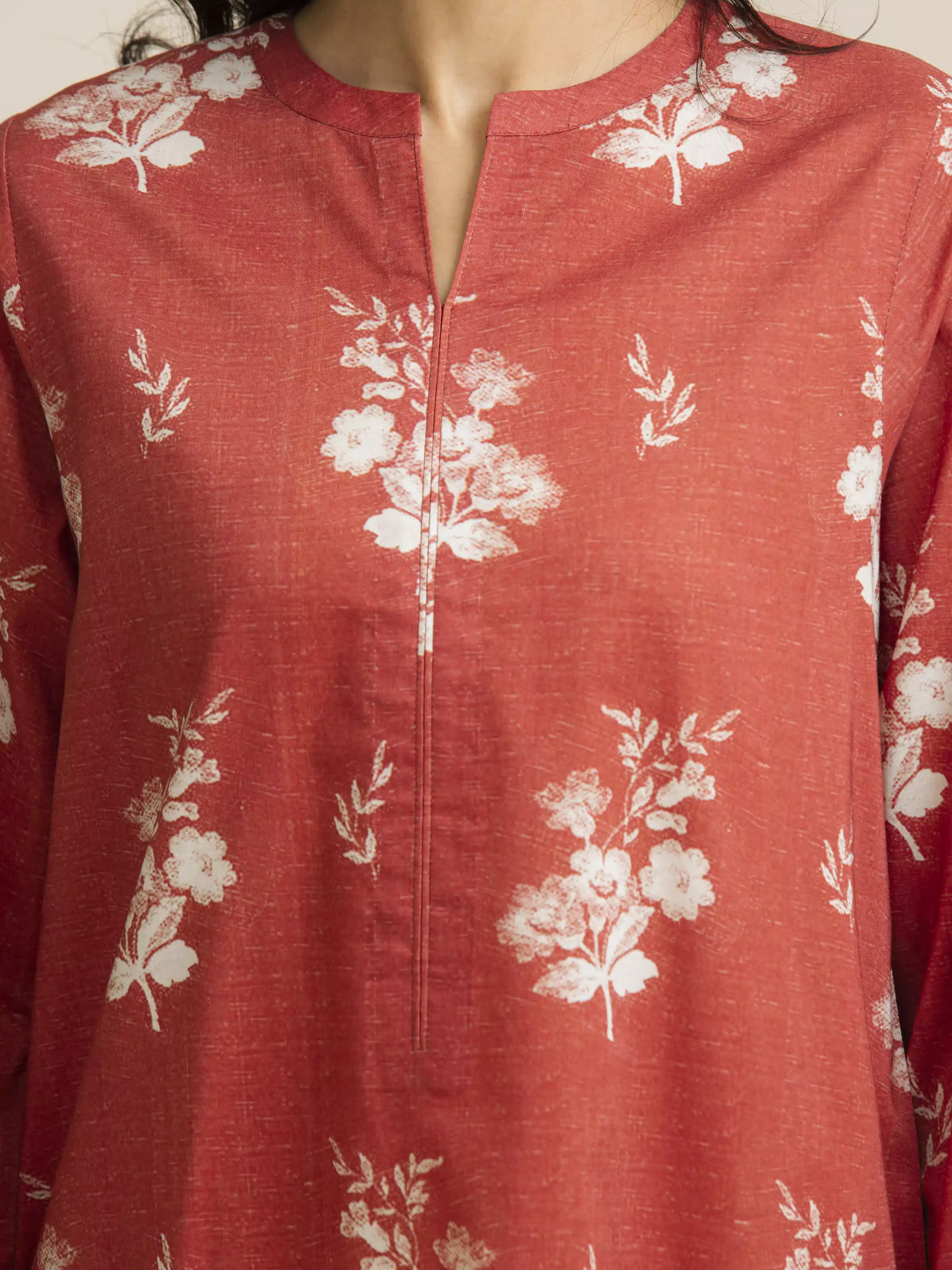 Unstitched Printed Lawn Shirt Trouser - EWU5A1-35426ST - Image 3