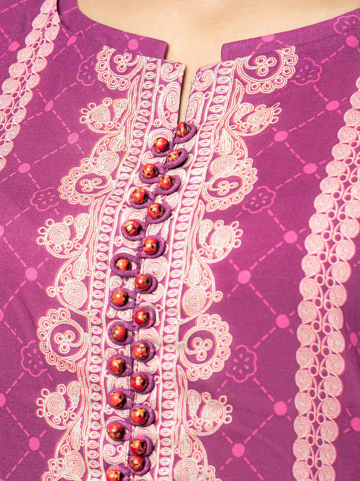 Unstitched Printed Viscose Shirt Trouser - EWU22A4-24012ST - Image 5