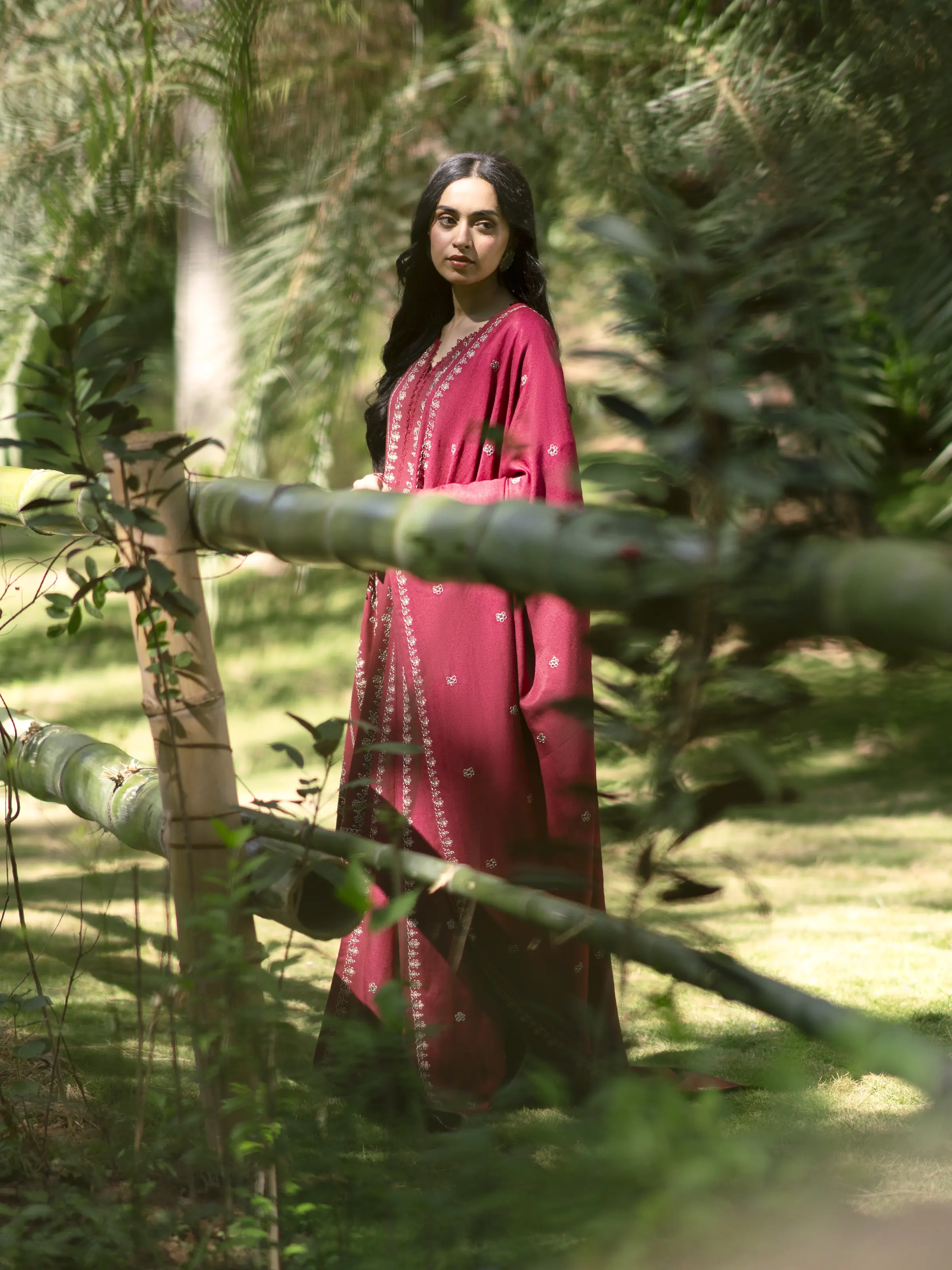 Unstitched Embroidered Marina Twill Suit - EWU24V14-30204-3P - Image 4
