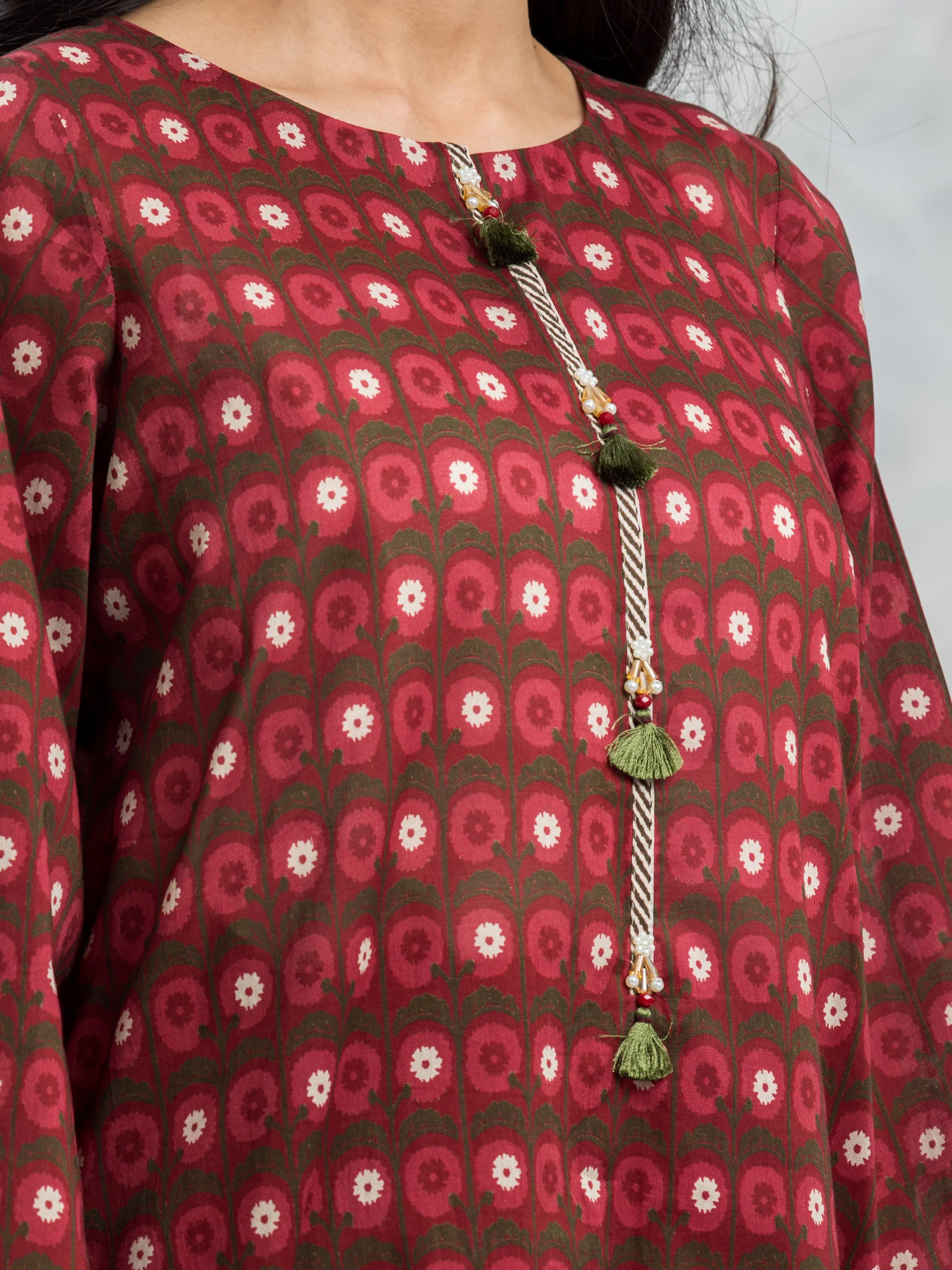 Unstitched Printed Cambric Suit - EWU24A2-28243-3P - Image 4