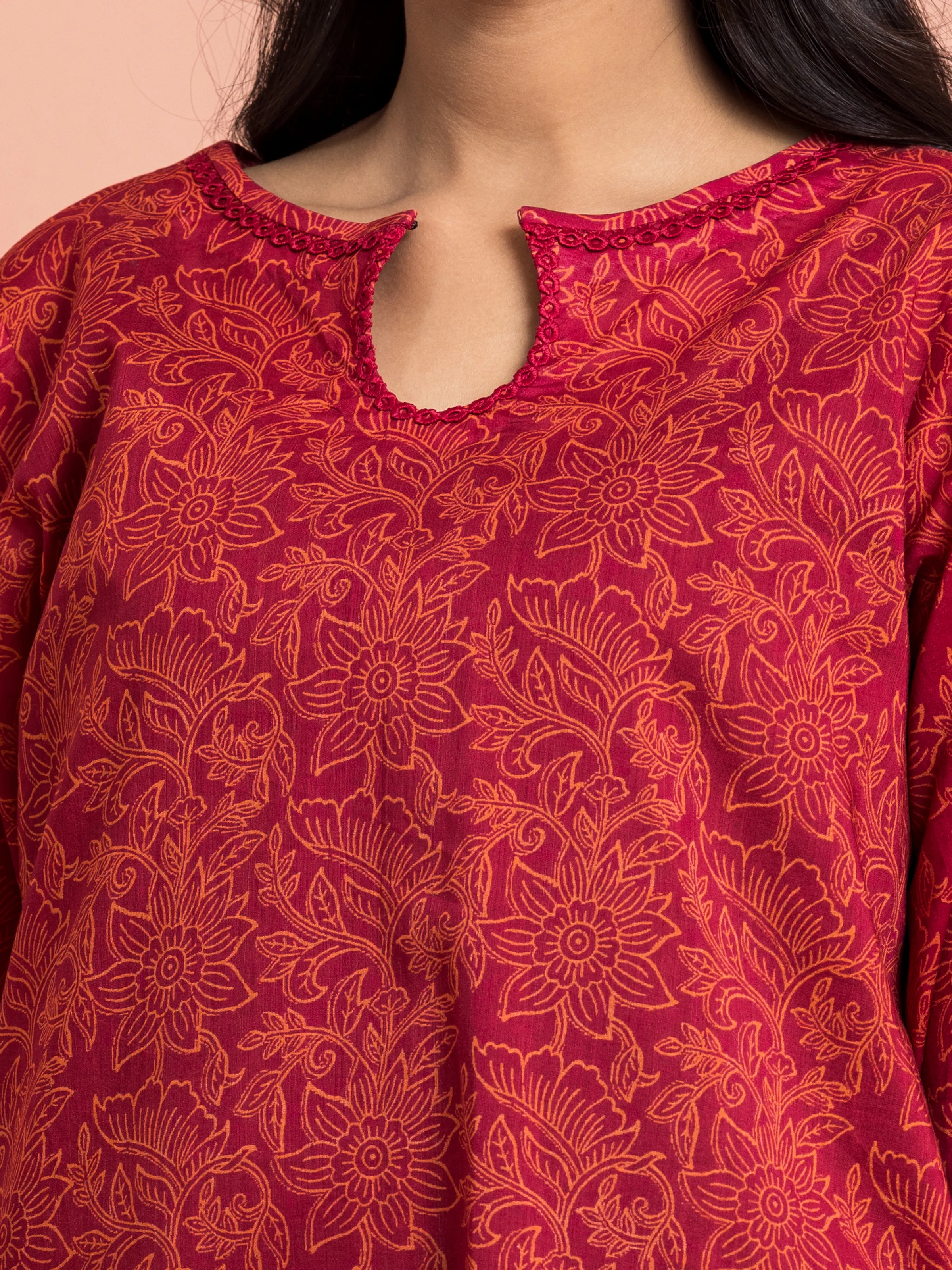Unstitched Printed Khaddar Suit - EWU24M3-085 - Image 3