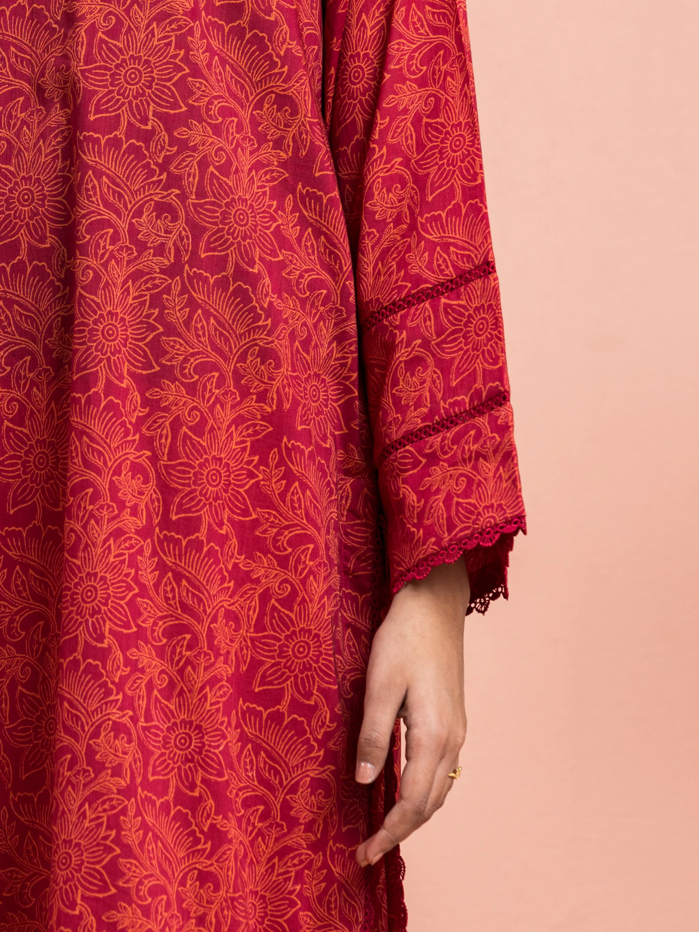 Unstitched Printed Khaddar Suit - EWU24M3-085 - Image 4