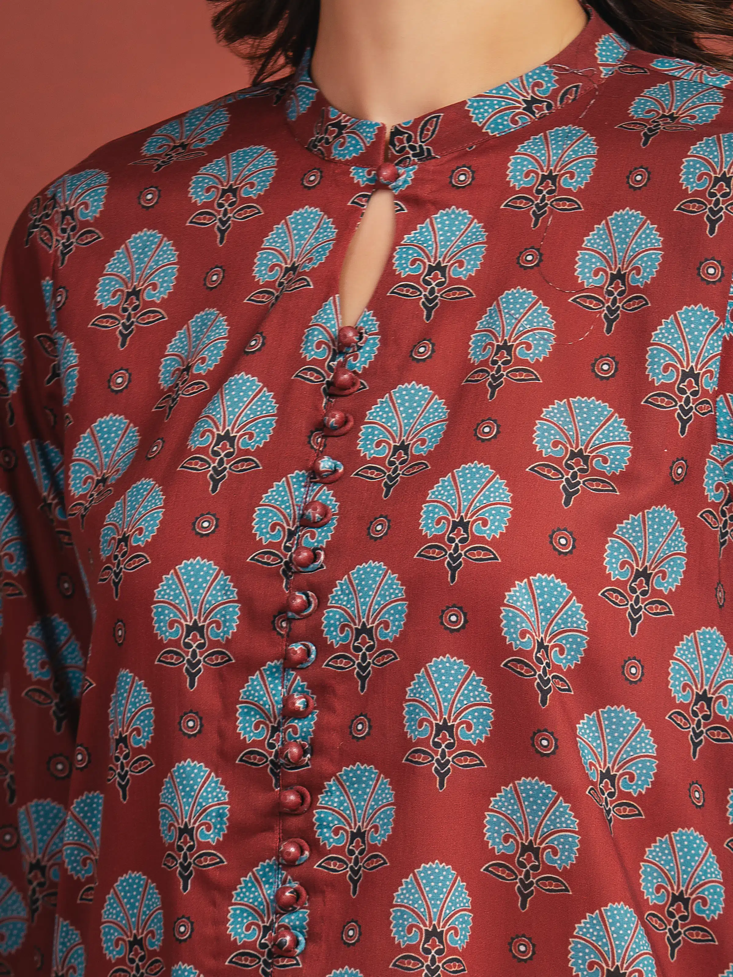 Unstitched Printed Lawn Suit - EWU5A1-35282-3P - Image 3