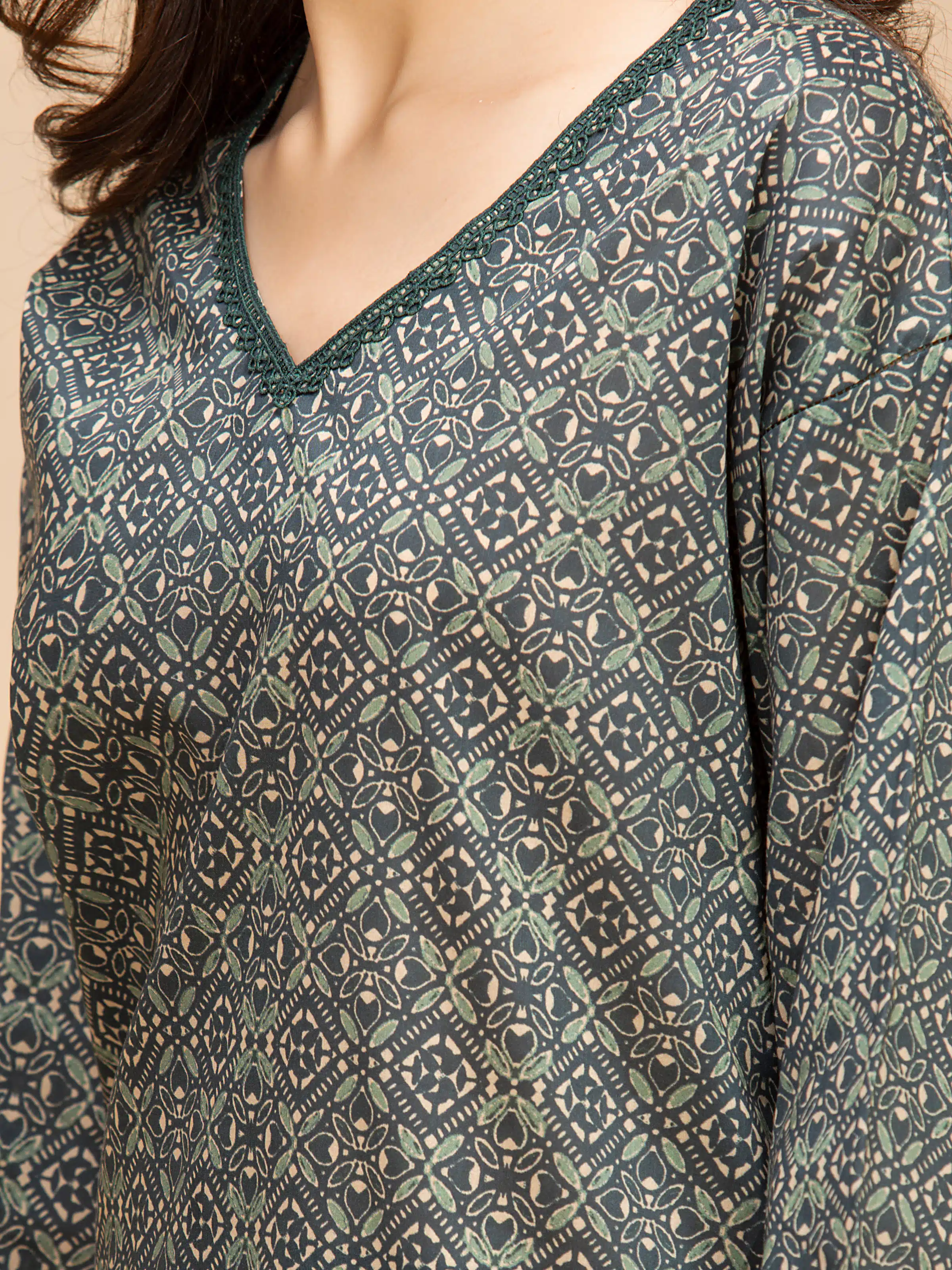 Unstitched Printed Khaddar Suit - EWU5A3-36017-3P - Image 3
