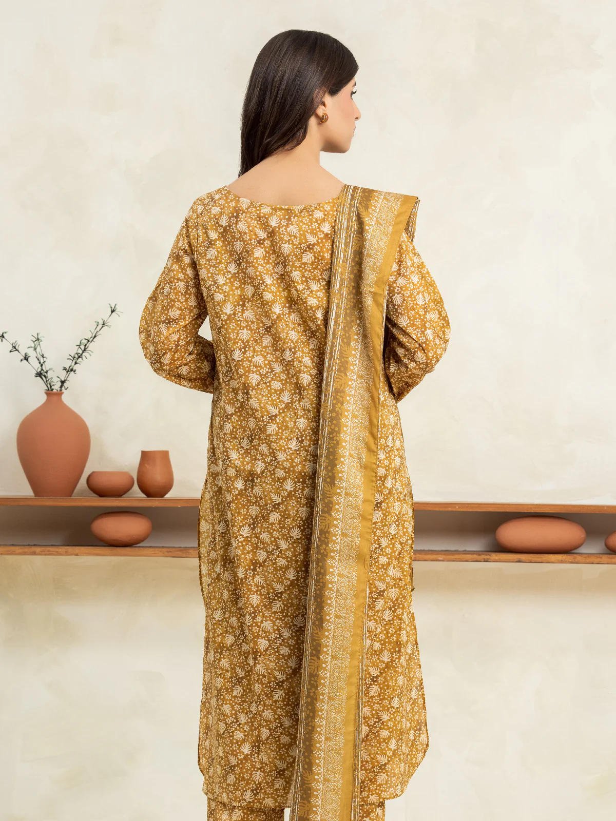 Unstitched Printed Lawn Shirt Dupatta - EWU24A1-28521SD - Image 5