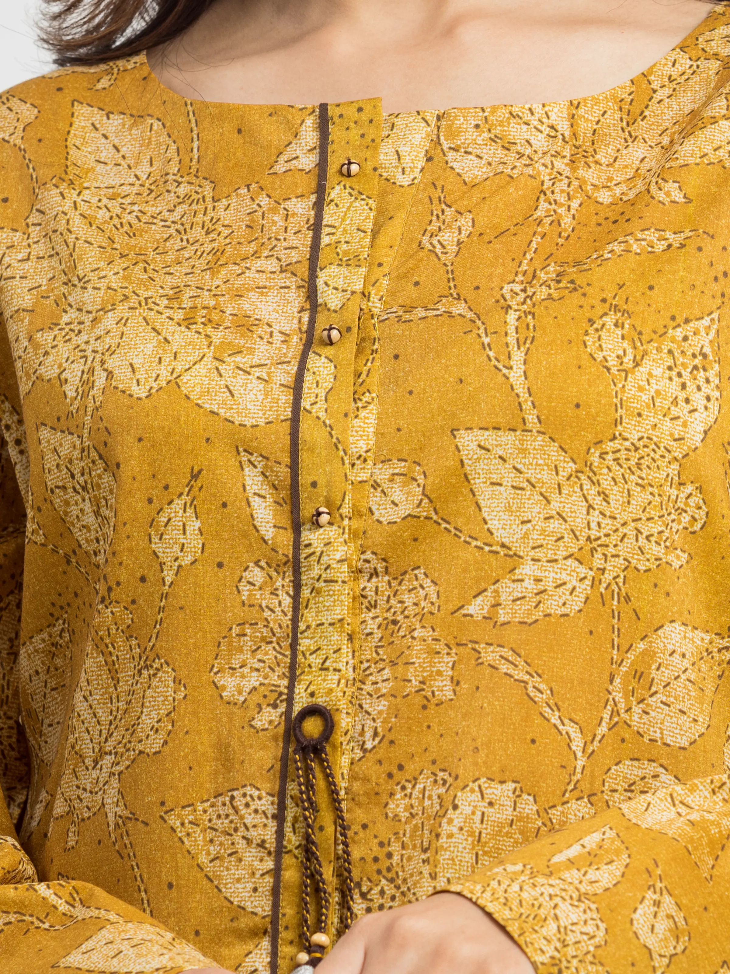 Unstitched Printed Cambric Shirt Dupatta - EWU24A2-28520SD - Image 2