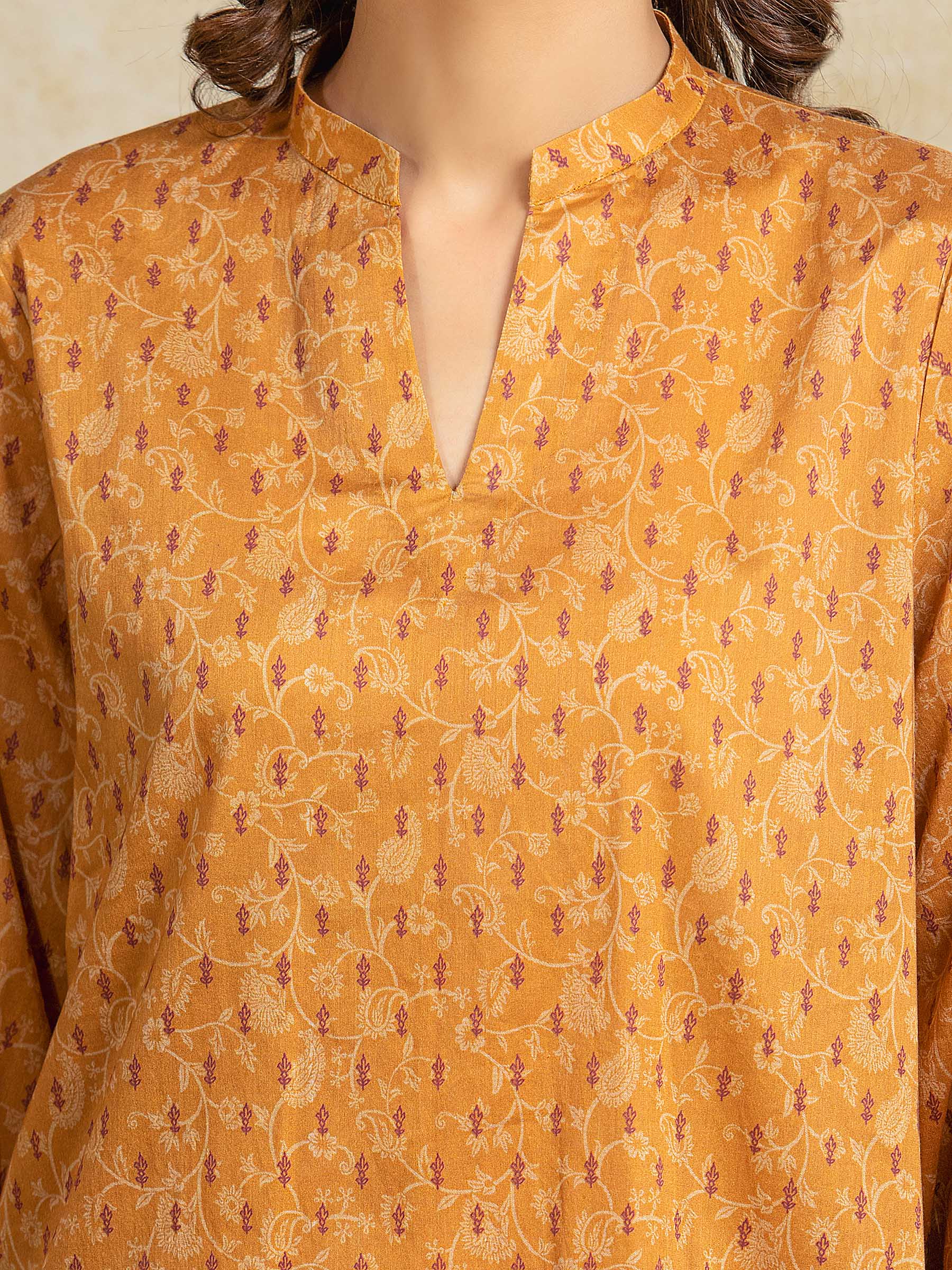 Unstitched Printed Khaddar Suit - EWU5A3-35923-3P - Image 4