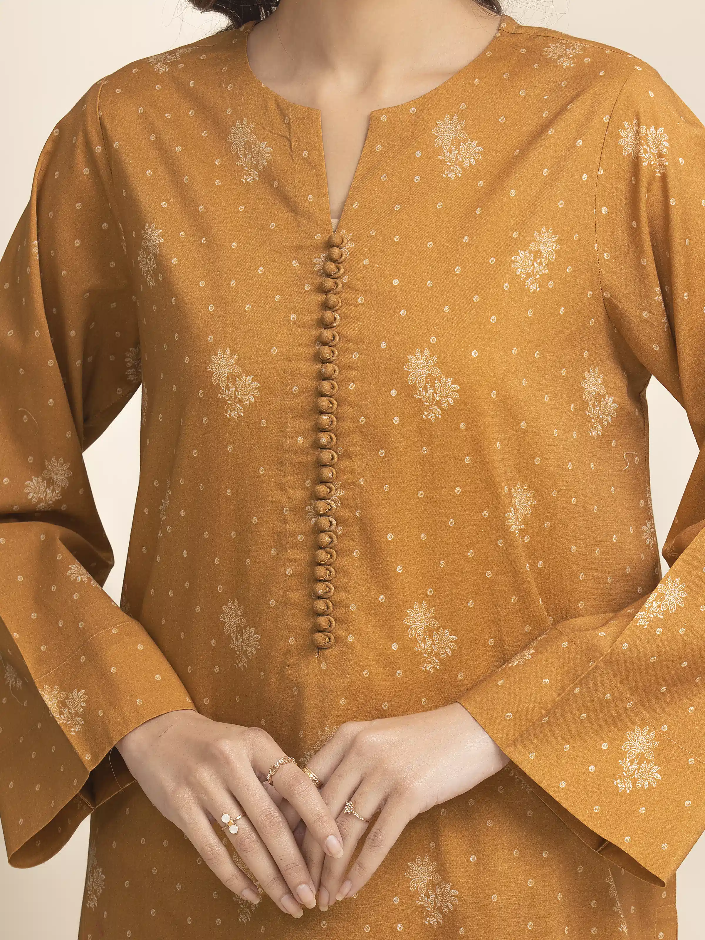 Unstitched Printed Lawn Suit - EWU5A1-35160-3P - Image 3