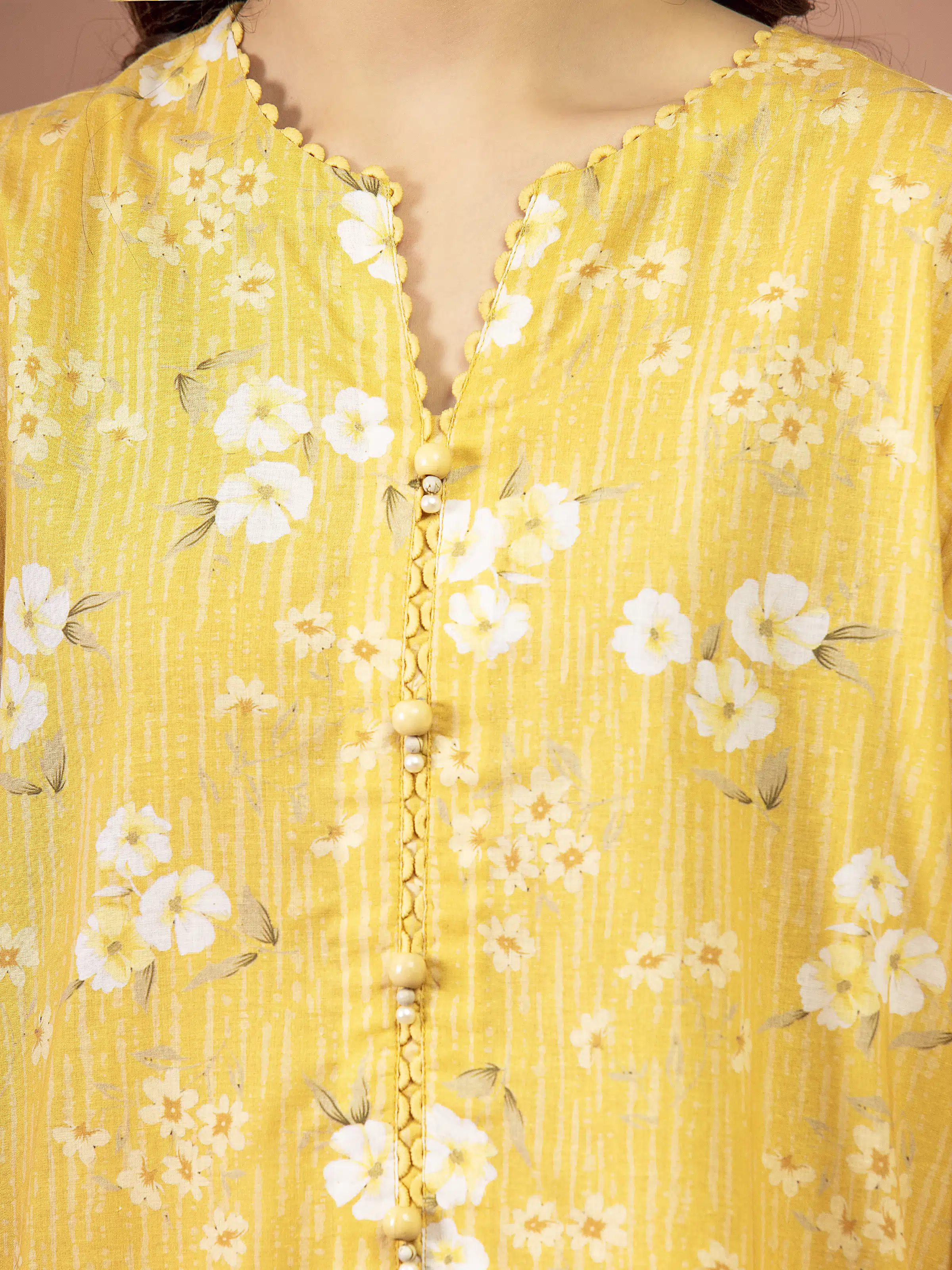 Unstitched Printed Lawn Suit - EWU5A1-35617-3P - Image 3