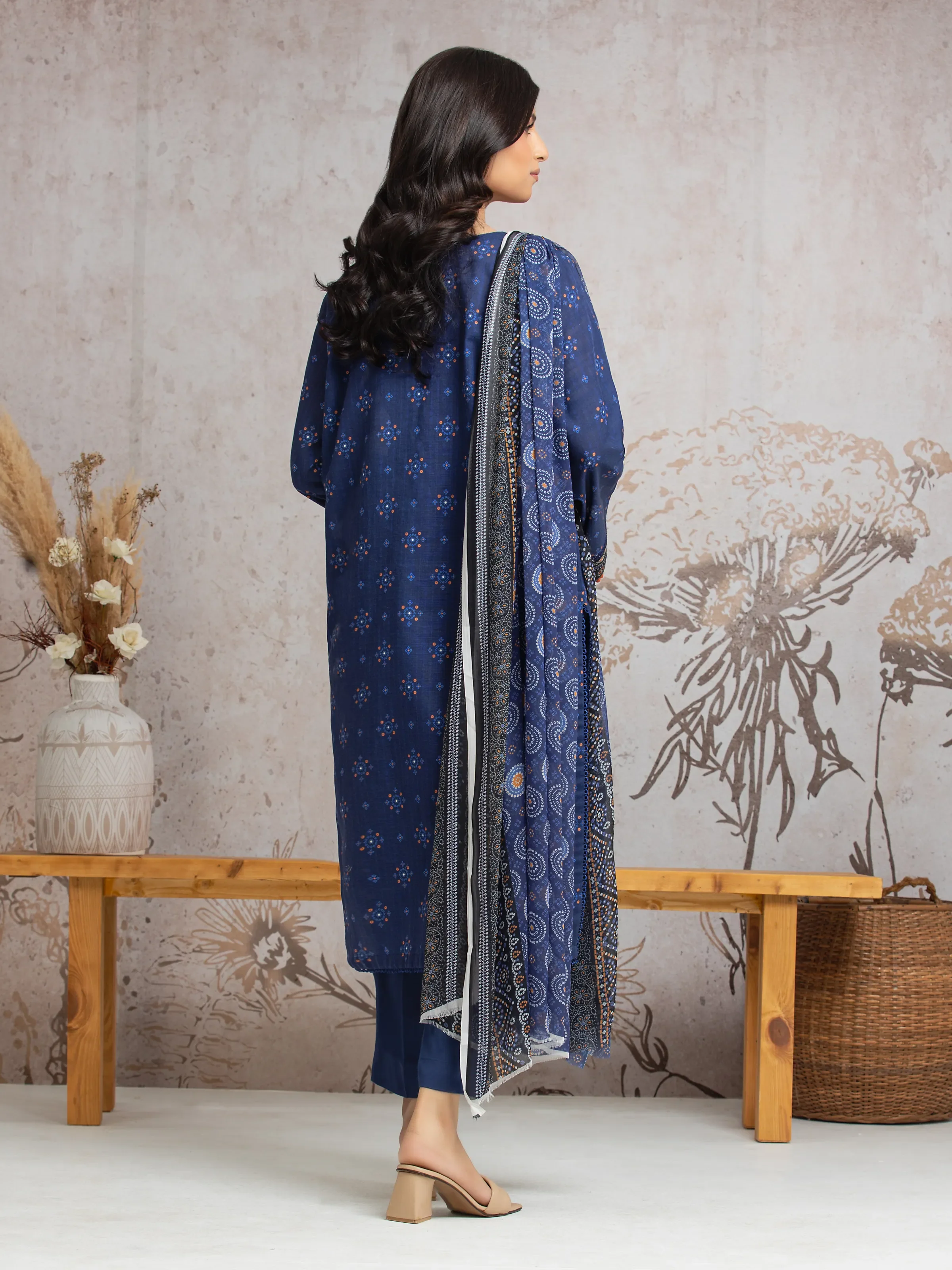 Unstitched Printed Cambric Suit - EWU24M2-024 - Image 2