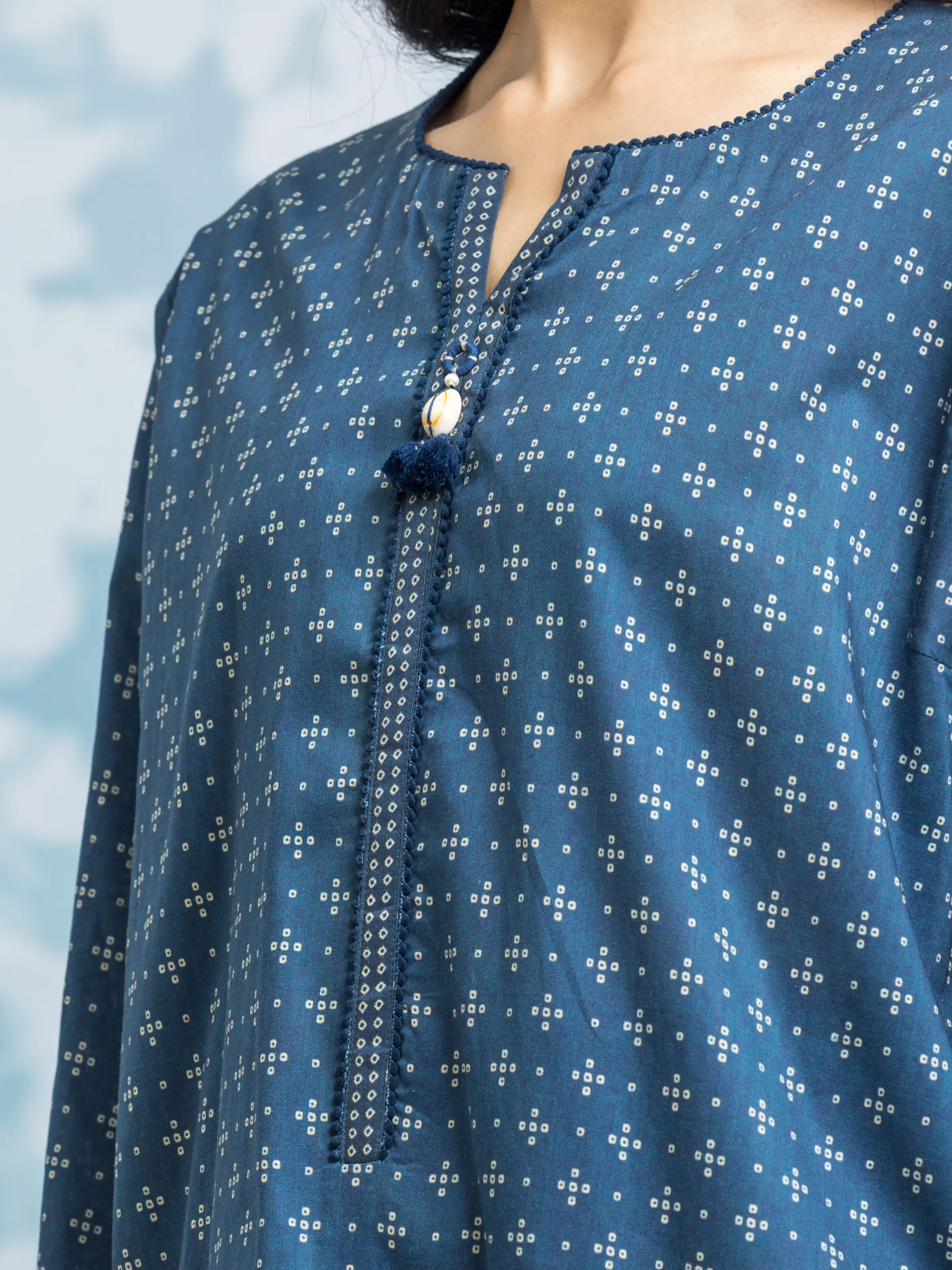 Unstitched Printed Khaddar Shirt - EWU24A3-29324S - Image 3