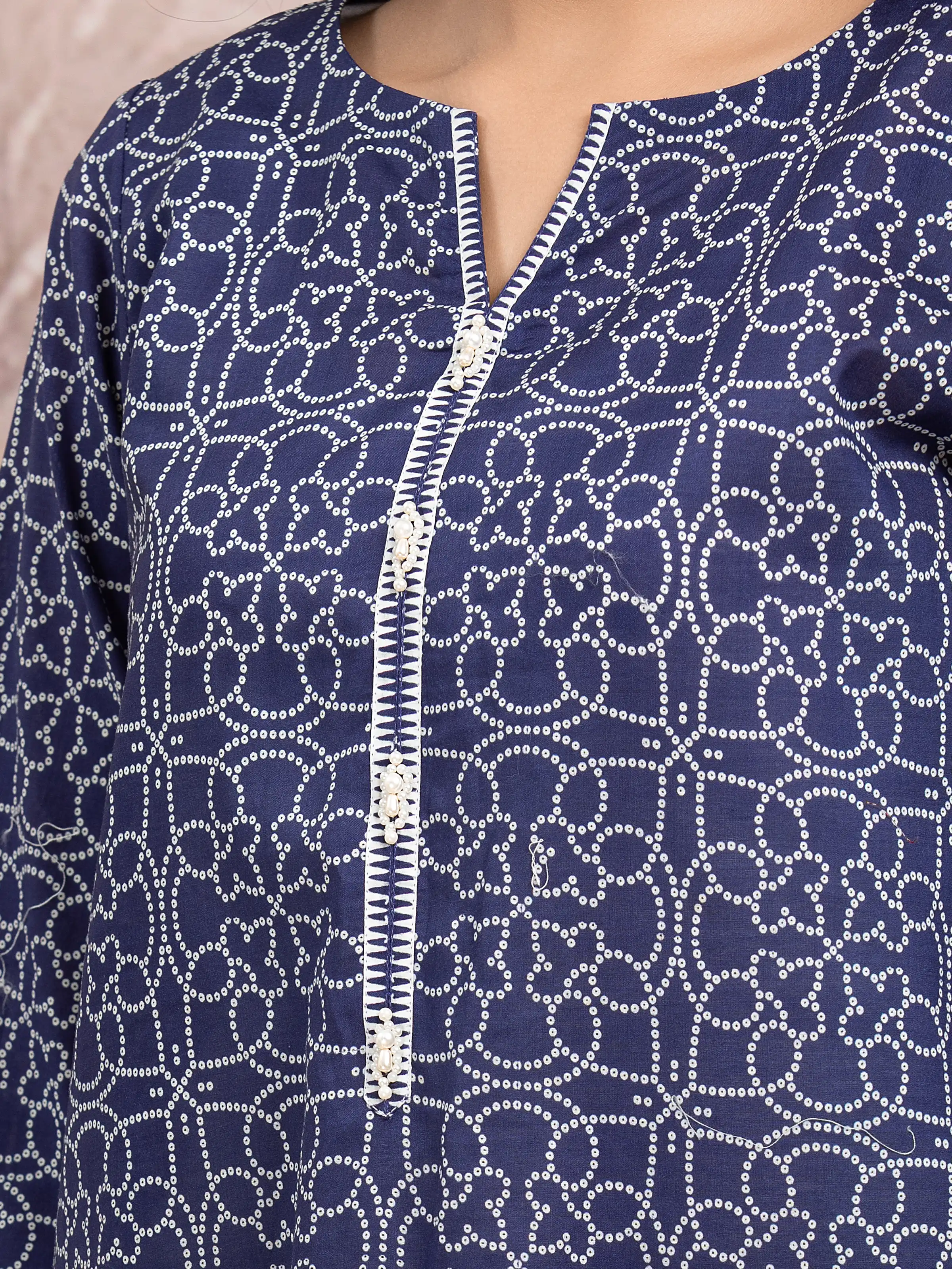 Unstitched Printed Lawn Suit - EWU5A1-35222-3P - Image 3