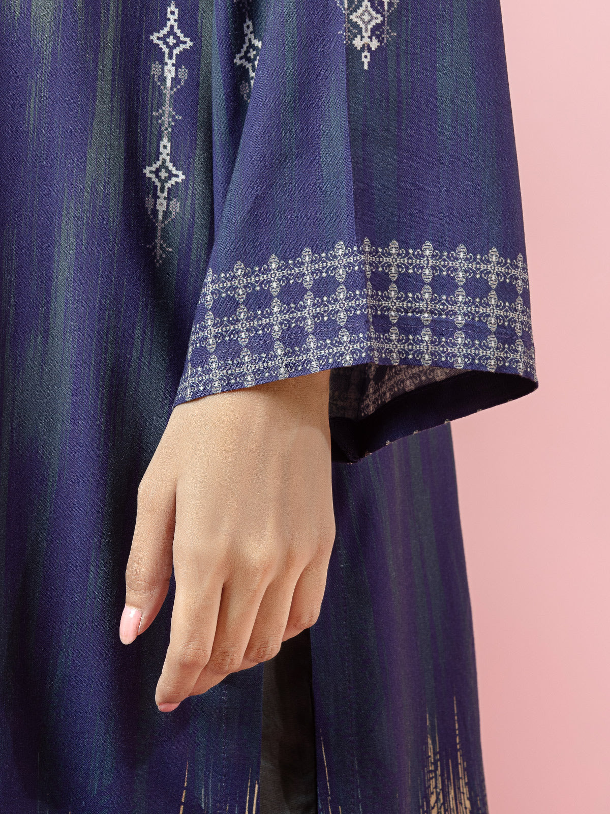 Unstitched Printed Viscose Suit - EWU22A4-24024XXL - Image 7