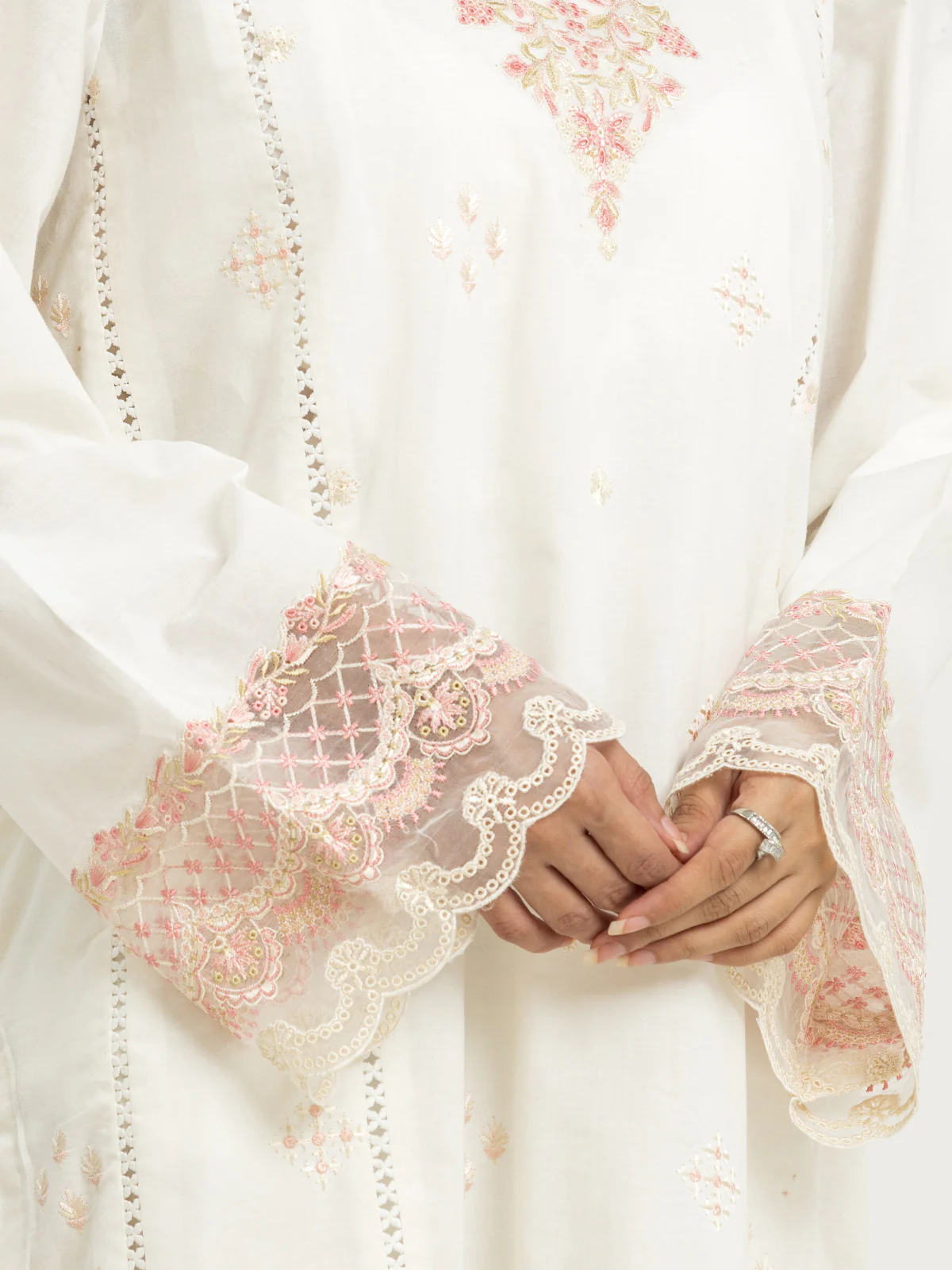 Unstitched Embroidered Cambric Suit - EWU24V2-28623-3P - Image 3