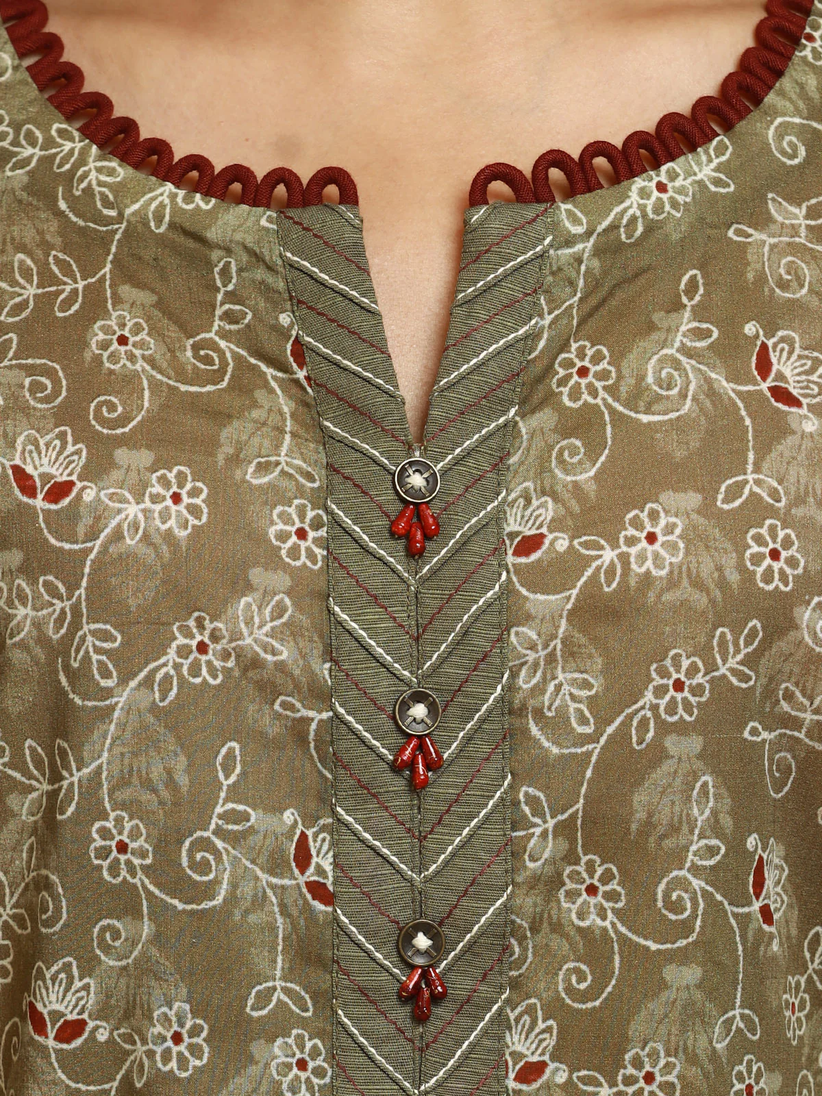Unstitched Printed Lawn Shirt Dupatta - EWU24A1-29483SD - Image 3
