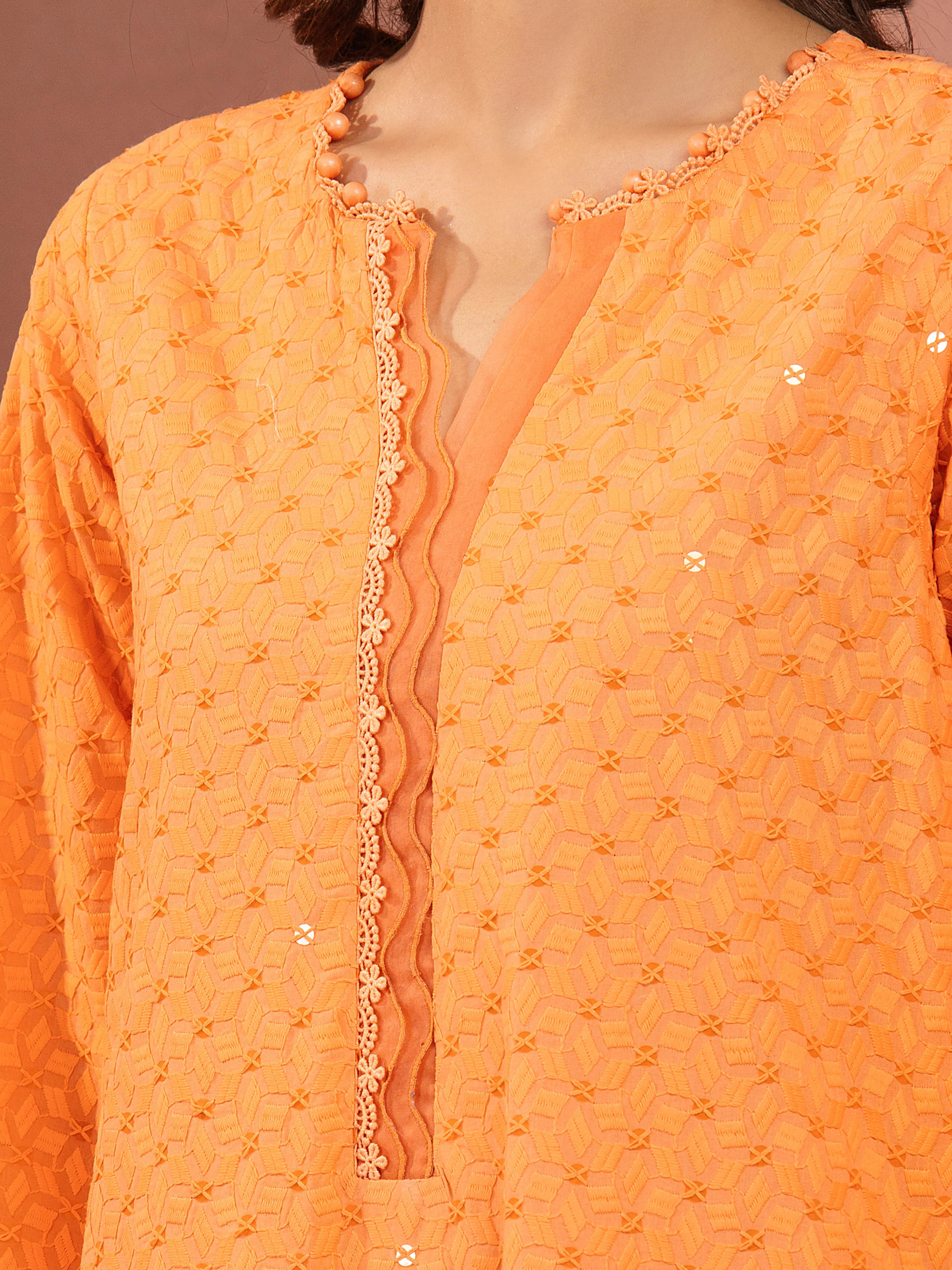 Unstitched Embroidered Cambric Suit - EWU5V2-31834-3P - Image 3