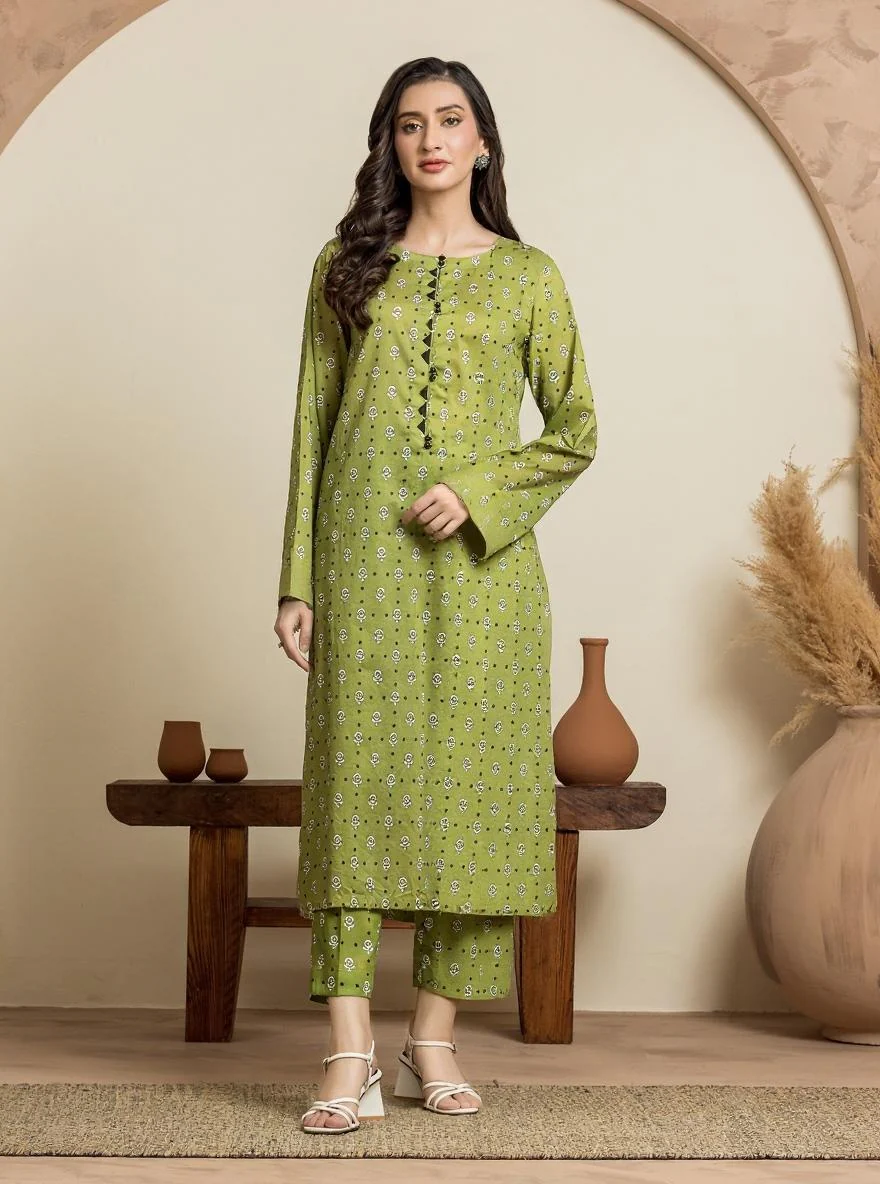 Unstitched Printed Cambric Shirt Trouser - EWU24A2-29238ST