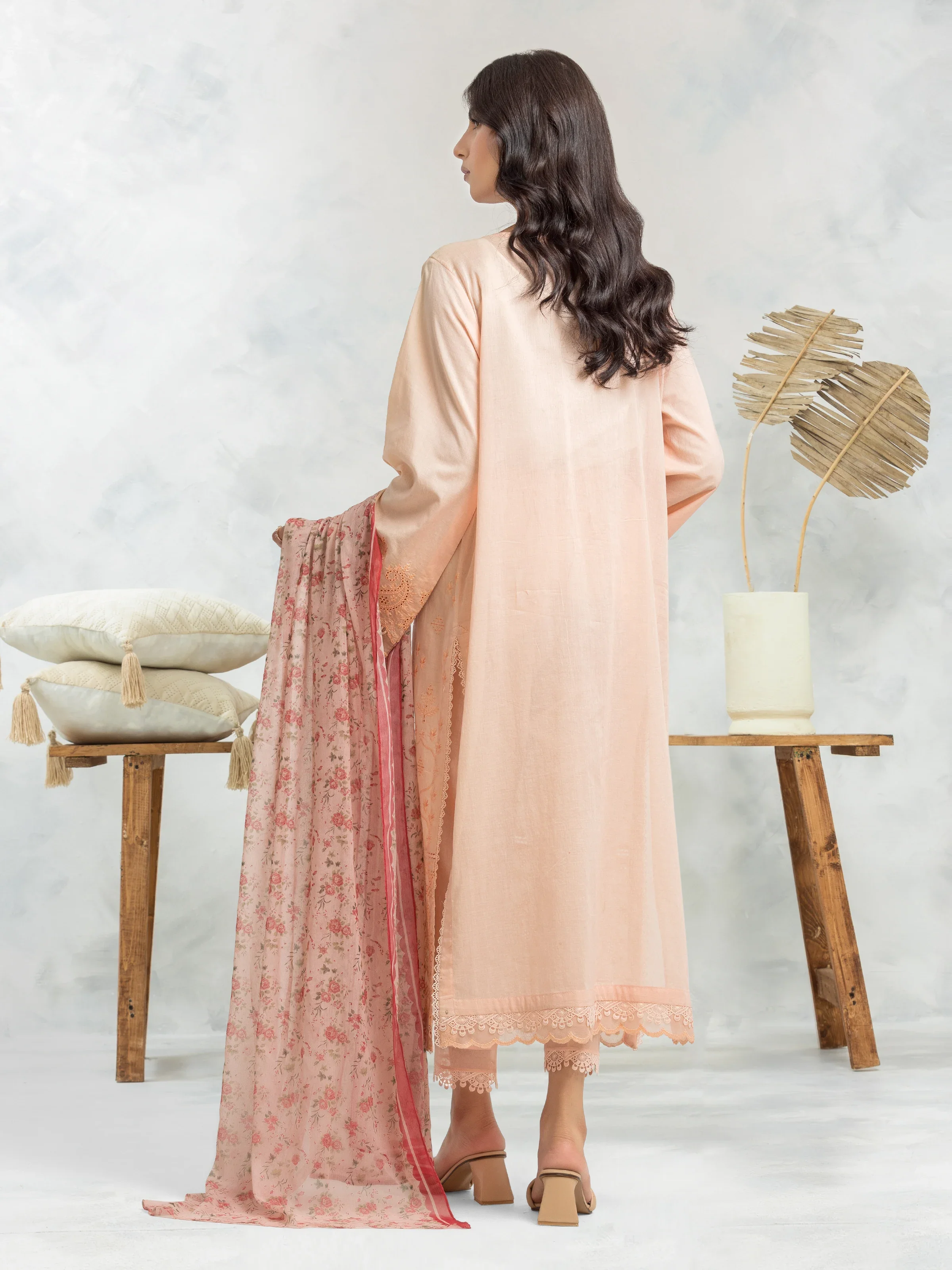 Unstitched Embroidered Cambric Suit - EWU24V2-30141-3P - Image 3