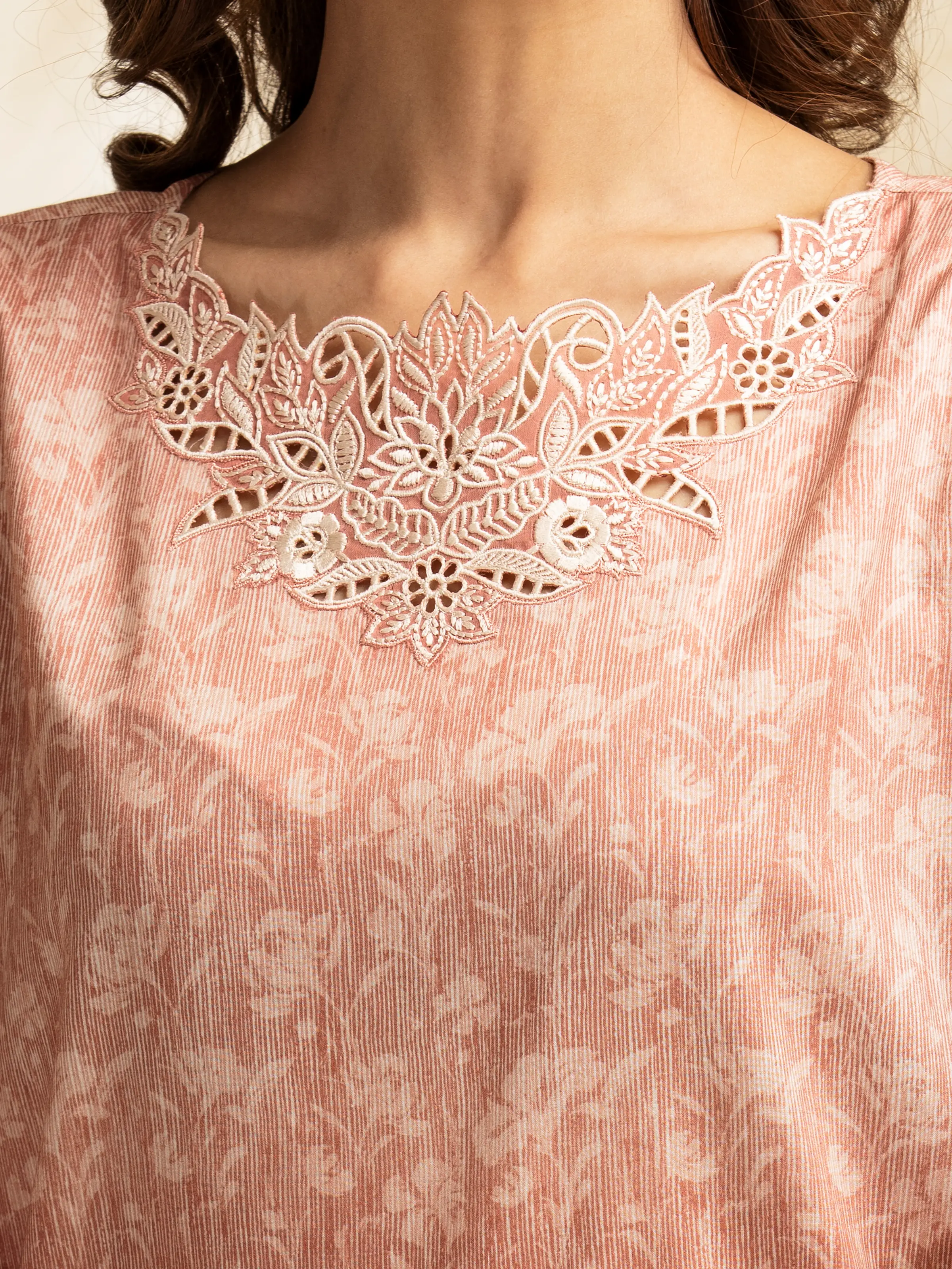 Unstitched Embroidered Lawn Suit - EWU5V1-31096-3P - Image 6