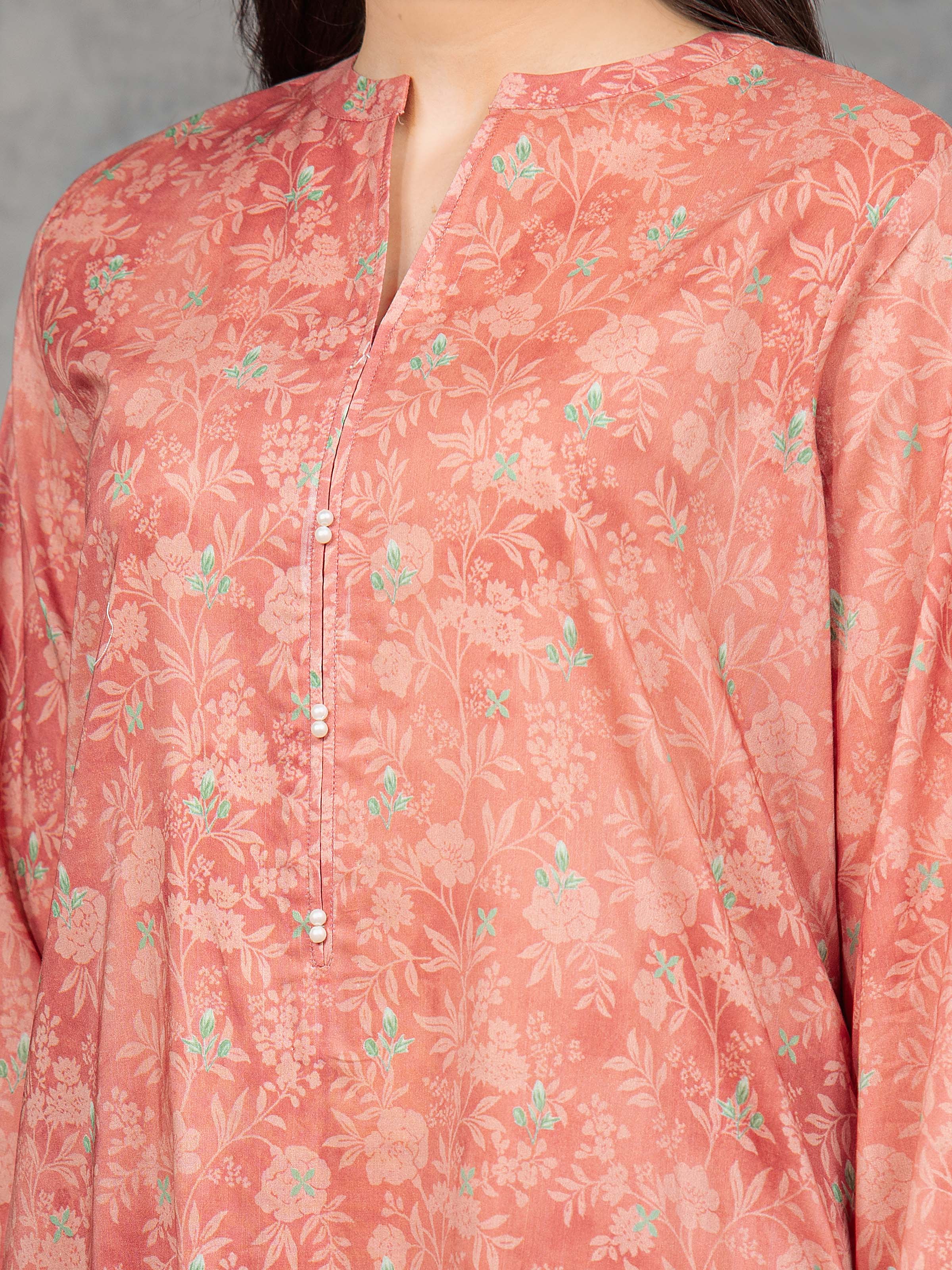 Unstitched Printed Cambric Suit - EWU5A2-35842-3P - Image 3