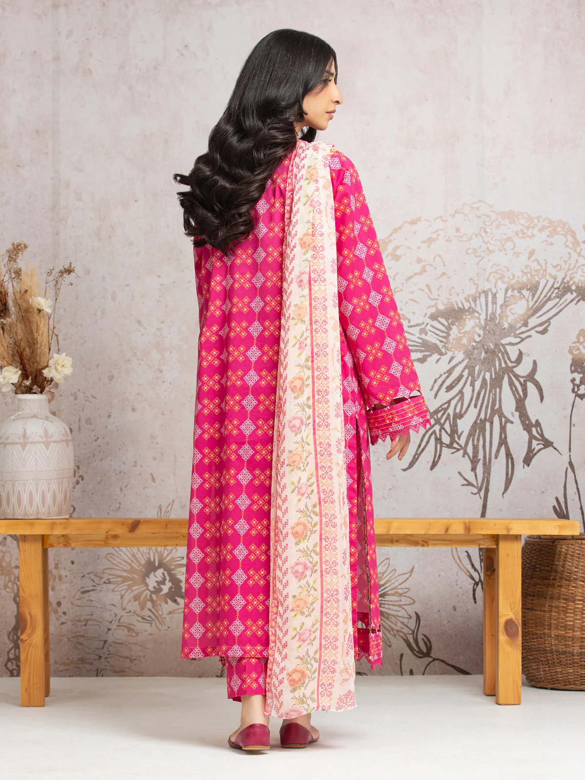 Unstitched Printed Cambric Suit - EWU24M2-012 - Image 4