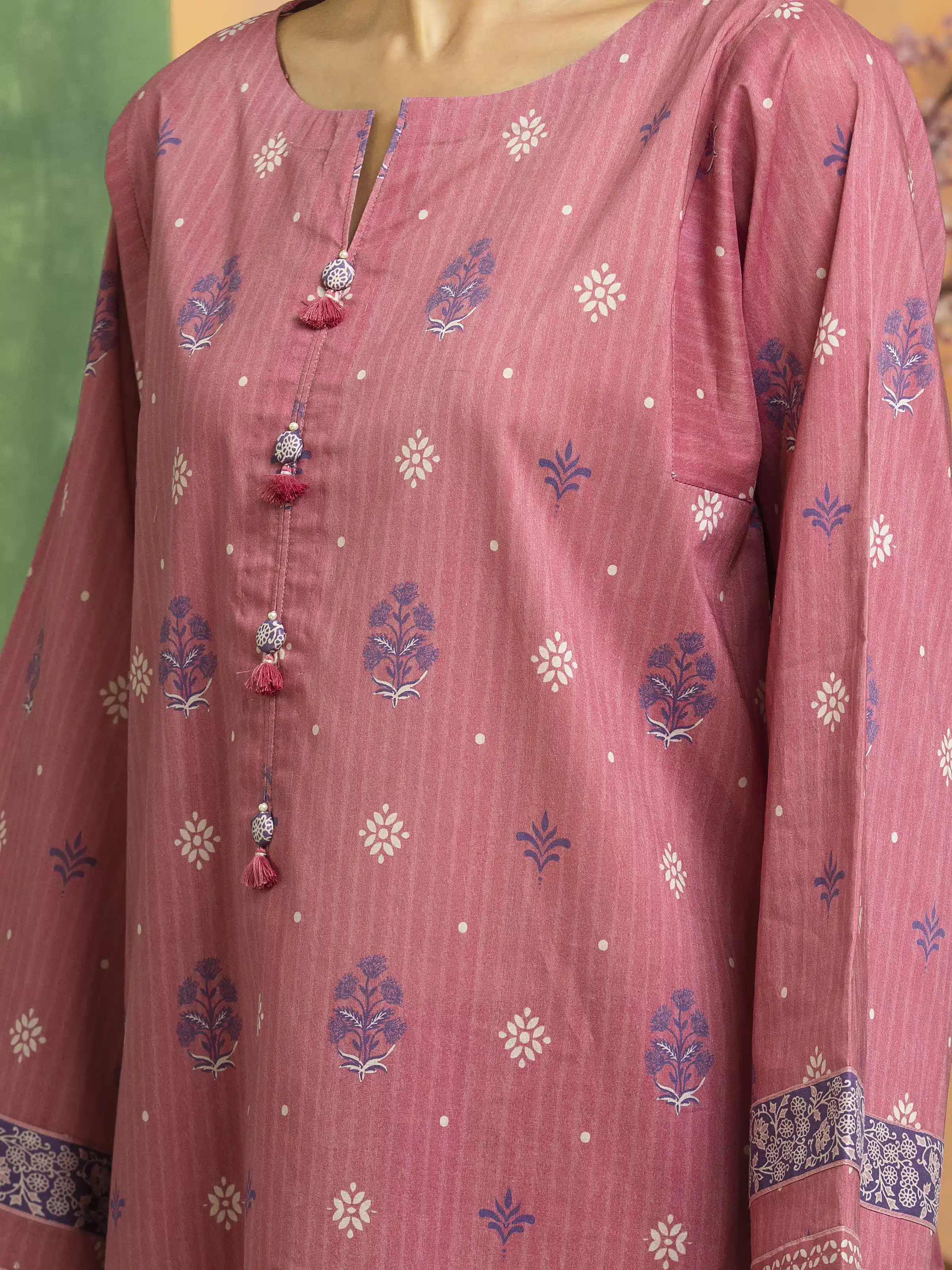 Unstitched Printed Lawn Suit - EWU5A1-35242-3P - Image 5
