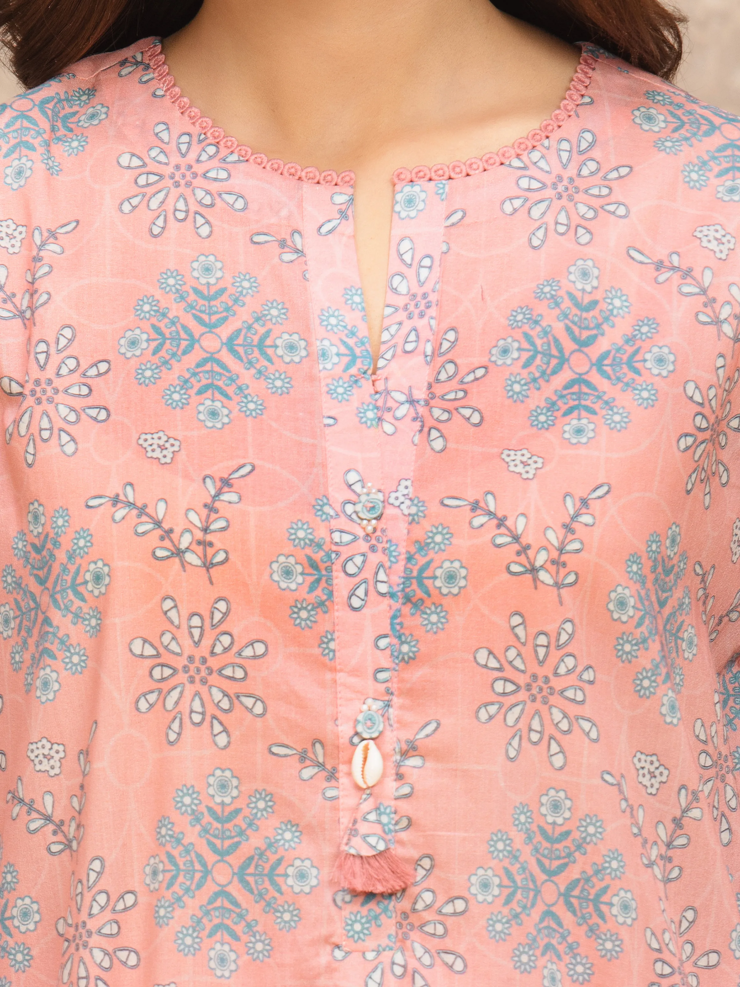 Unstitched Printed Lawn Suit - EWU6A1-36535-3P - Image 4