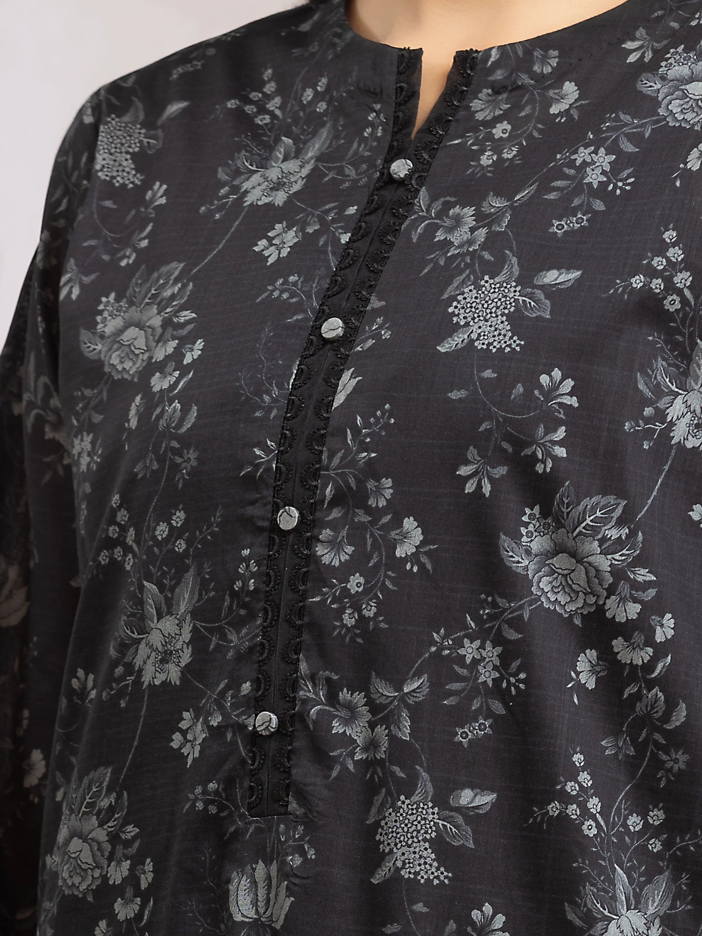 Unstitched Printed Khaddar Suit - EWU24M2-181 - Image 6