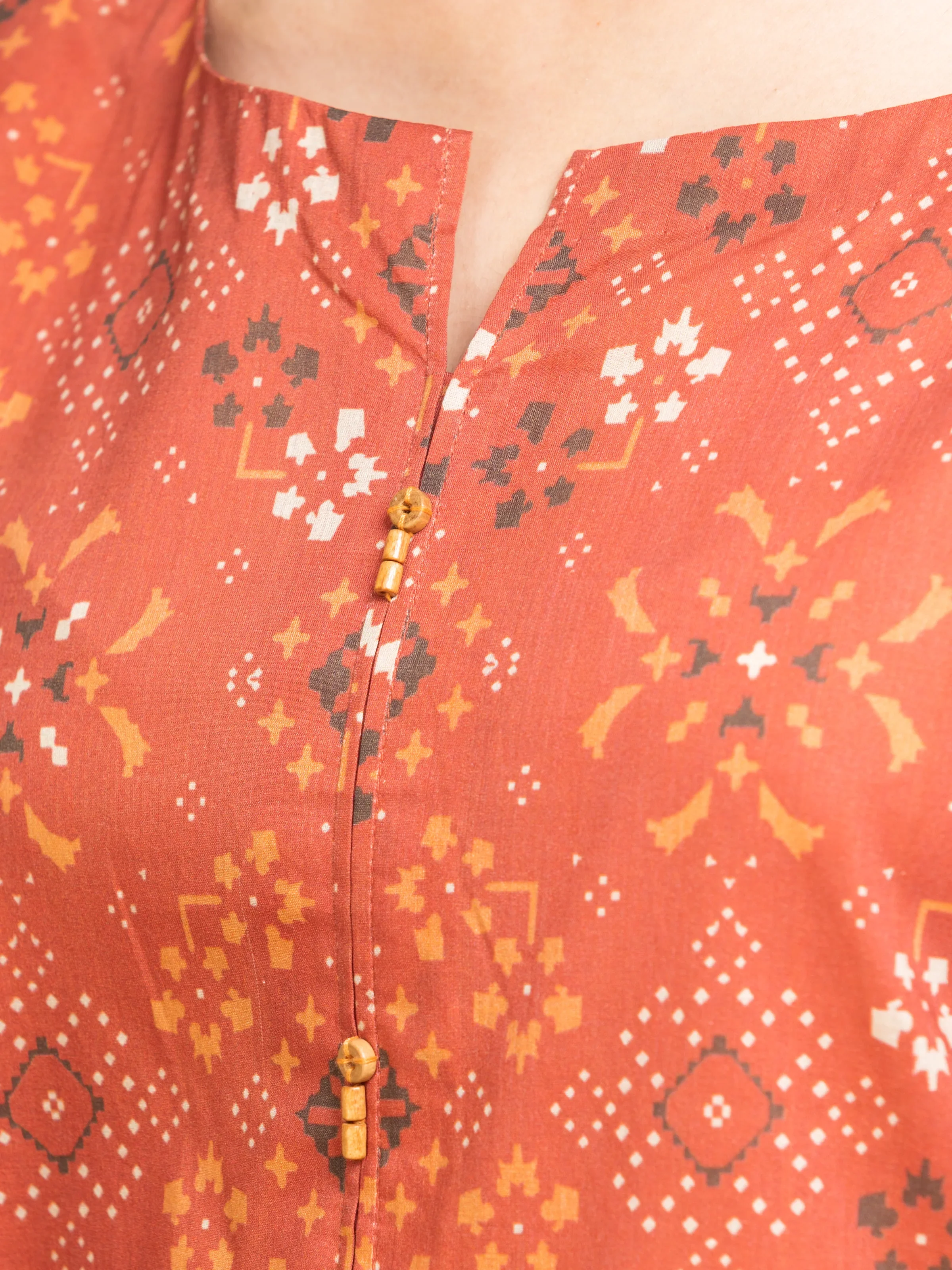 Unstitched  Printed Khaddar Shirt - EWU24A3-27102S - Image 3