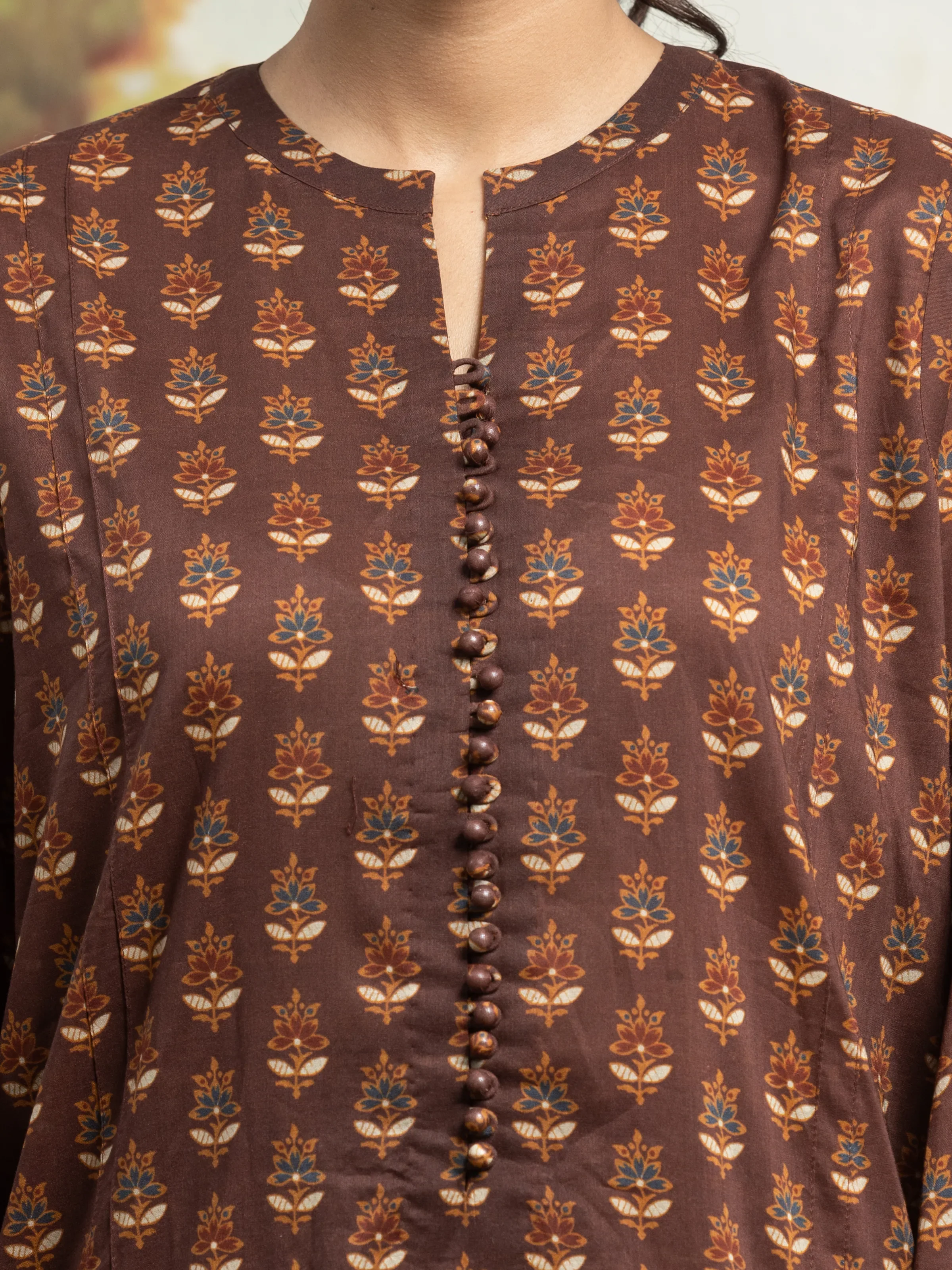 Unstitched Printed Khaddar Shirt - EWU24A3-29719S - Image 4